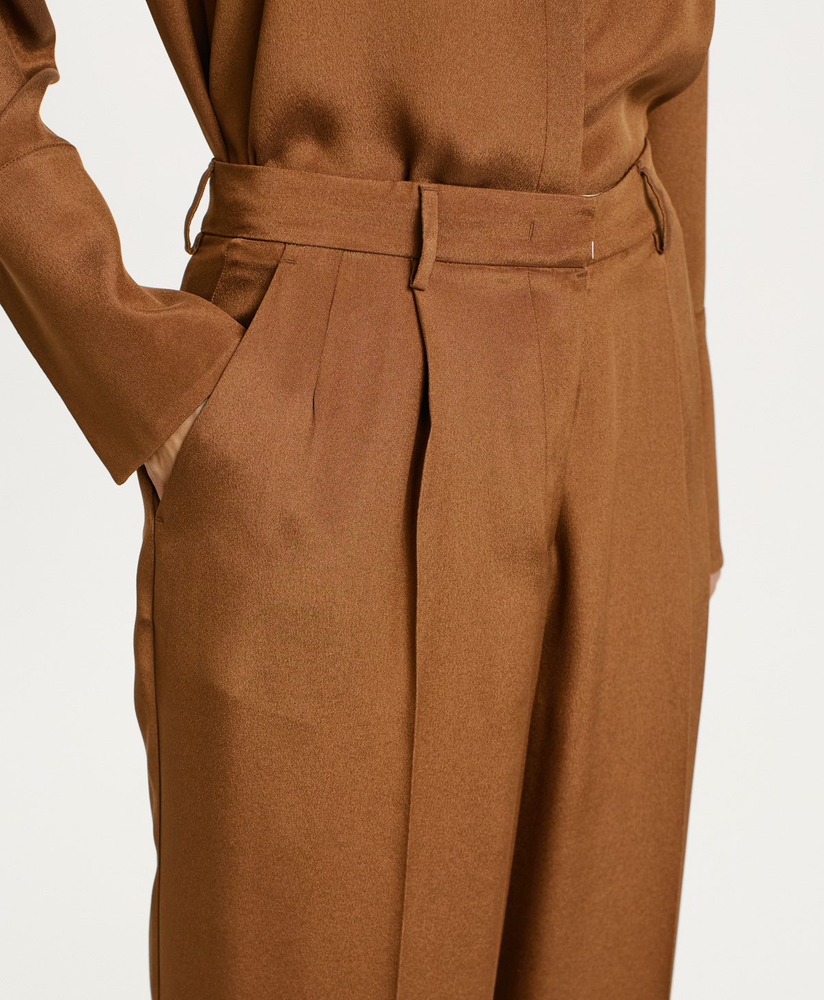 【BAON】Toyoki Peach Fuzz One-Tuck Wide Slacks XL~ BAON】Toyoki Peach Fuzz One-Tuck Wide Slacks (BAON/パンツ
