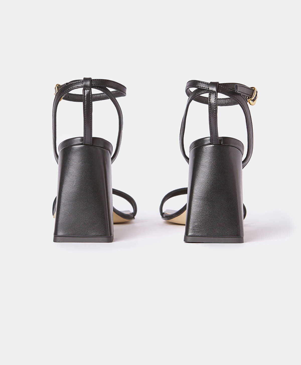 RAMBOUILLET SANDALS IN NAPPA LEATHER - BLACK - Momonì
