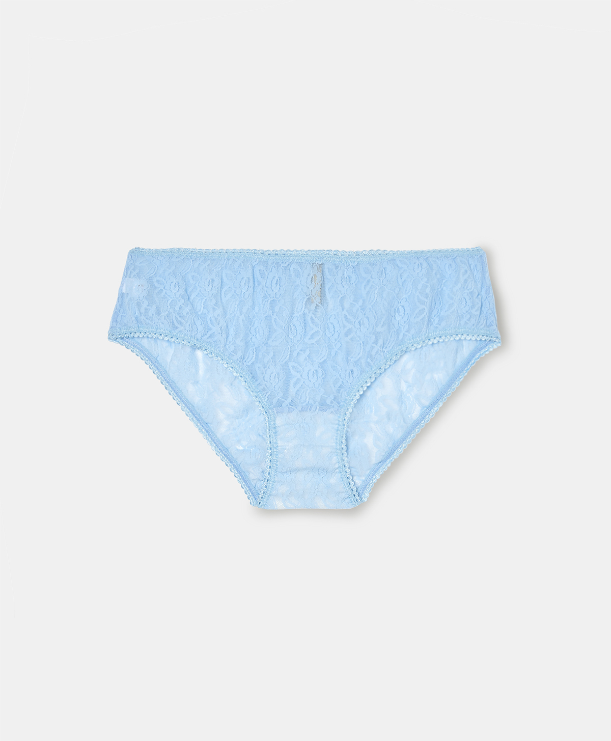 AMACA KNICKERS IN LACE - LIGHT BLUE - Momonì