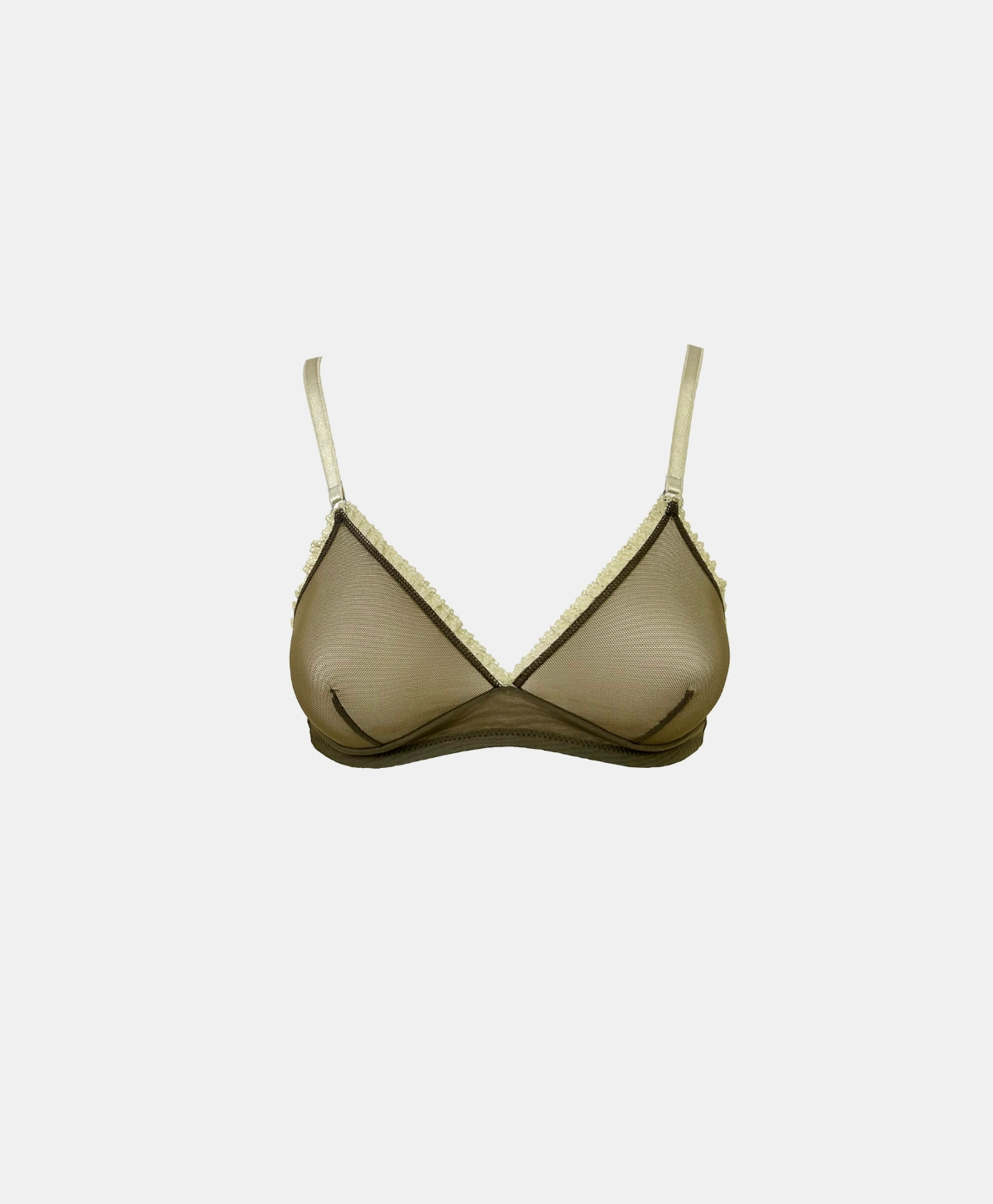 TUTU BRA IN SOFT TULLE NET  - DARK GREEN - Momonì