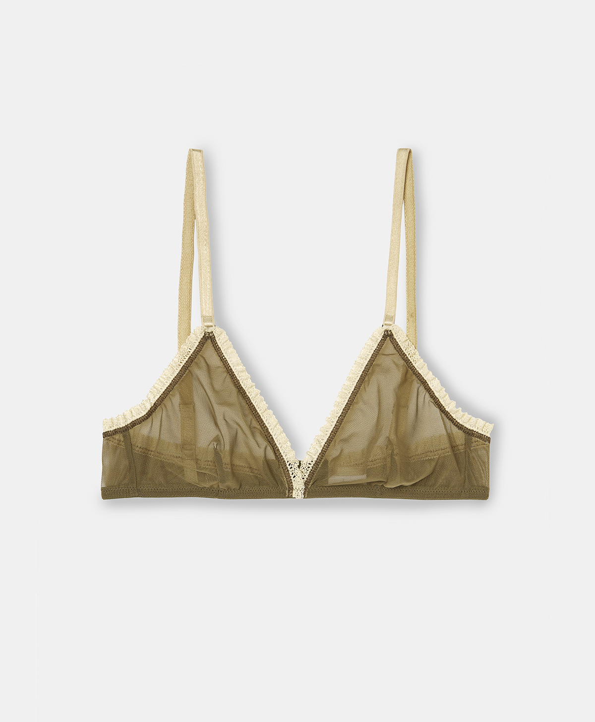SOUTIEN-GORGE SUNNYVALE EN TUL - VERT FONCÉ - Momonì