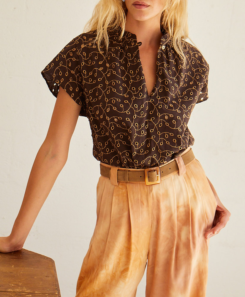 CLOVER SUEDE BELT - LICORICE - Momonì