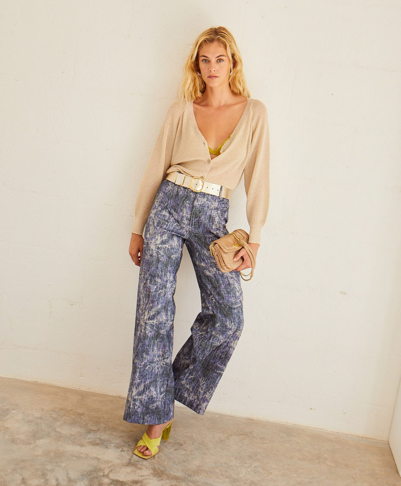 PATRICIA PATENT LEATHER BELT - LIGHT GOLD - Momonì