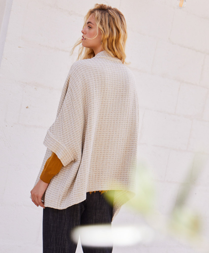 VESTE THEA EN TWEED LUREX -  CRÈME/OR/ARGENT - Momonì