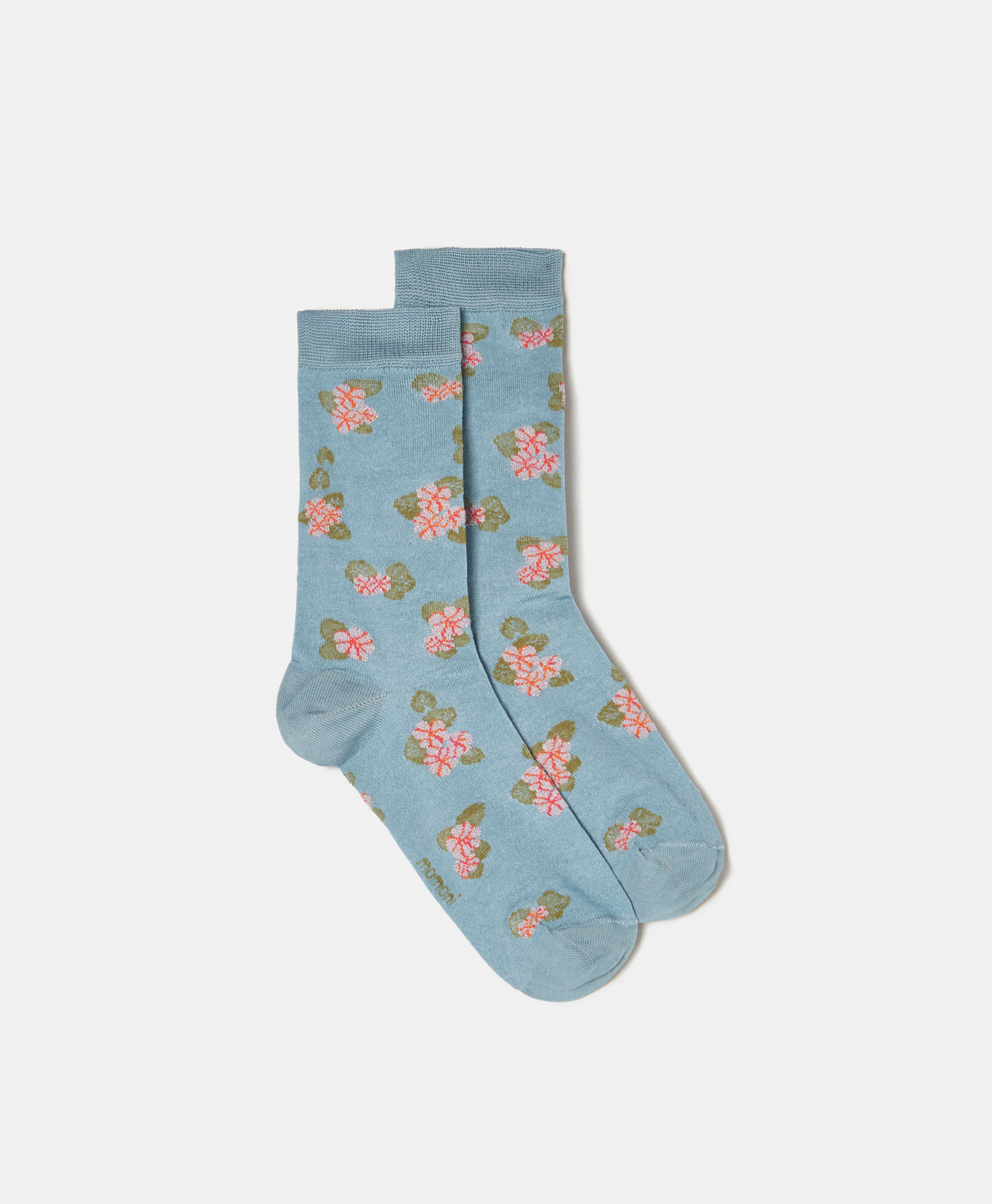 ZILLA SOCKS IN JACQUARD COTTON - DUSTY GRAY - Momonì
