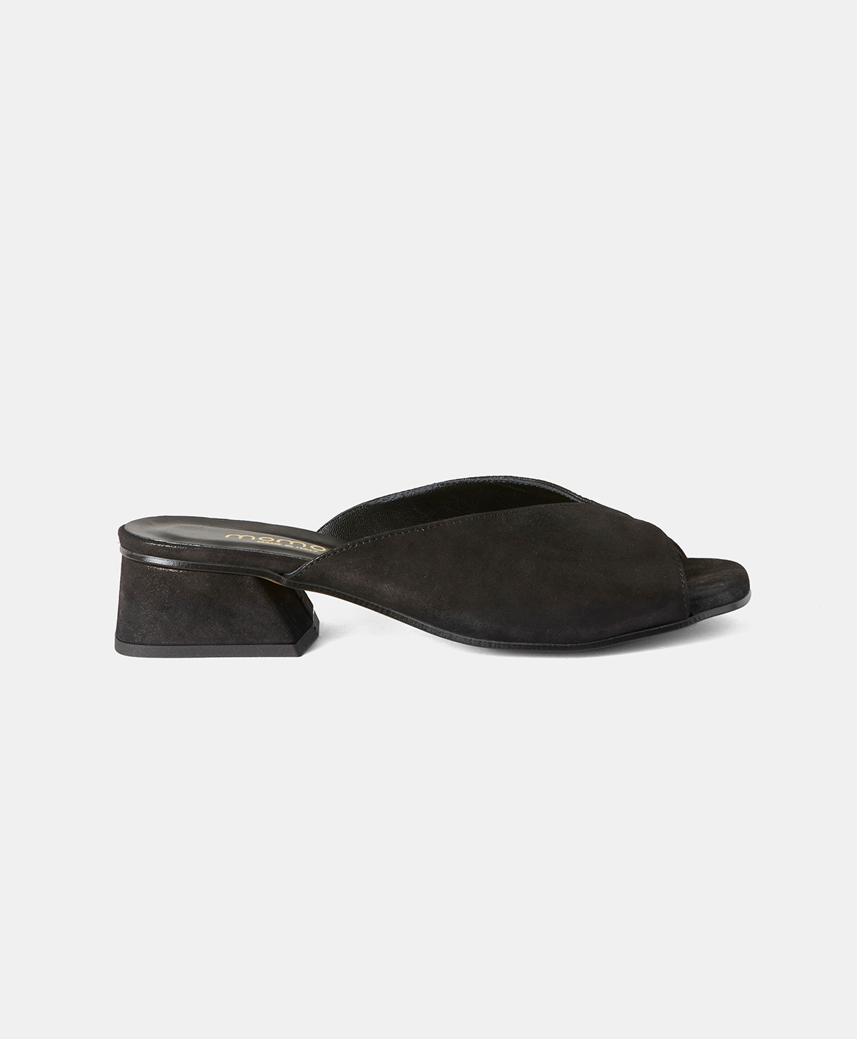 SABOT ANGELA EN CUIR LAMÉ -  NOIR - Momonì