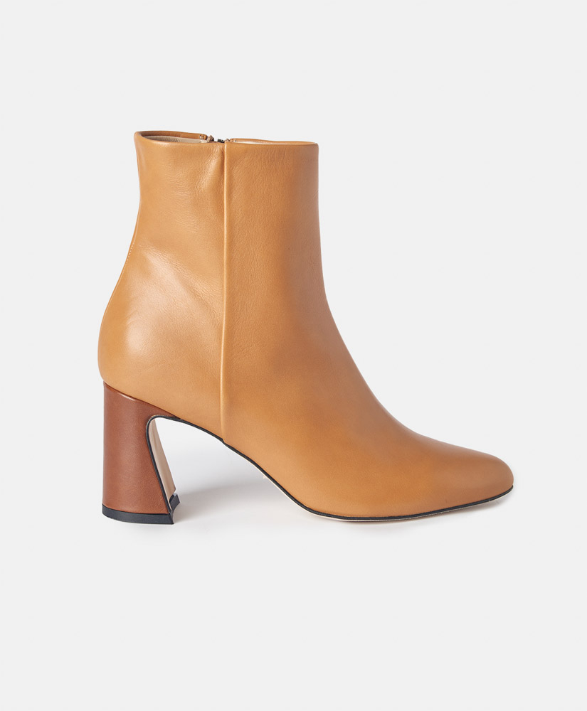 STIVALI LILITH IN PELLE COLOUR BLOCK - MARRONE / MULTICOLOR - Momonì