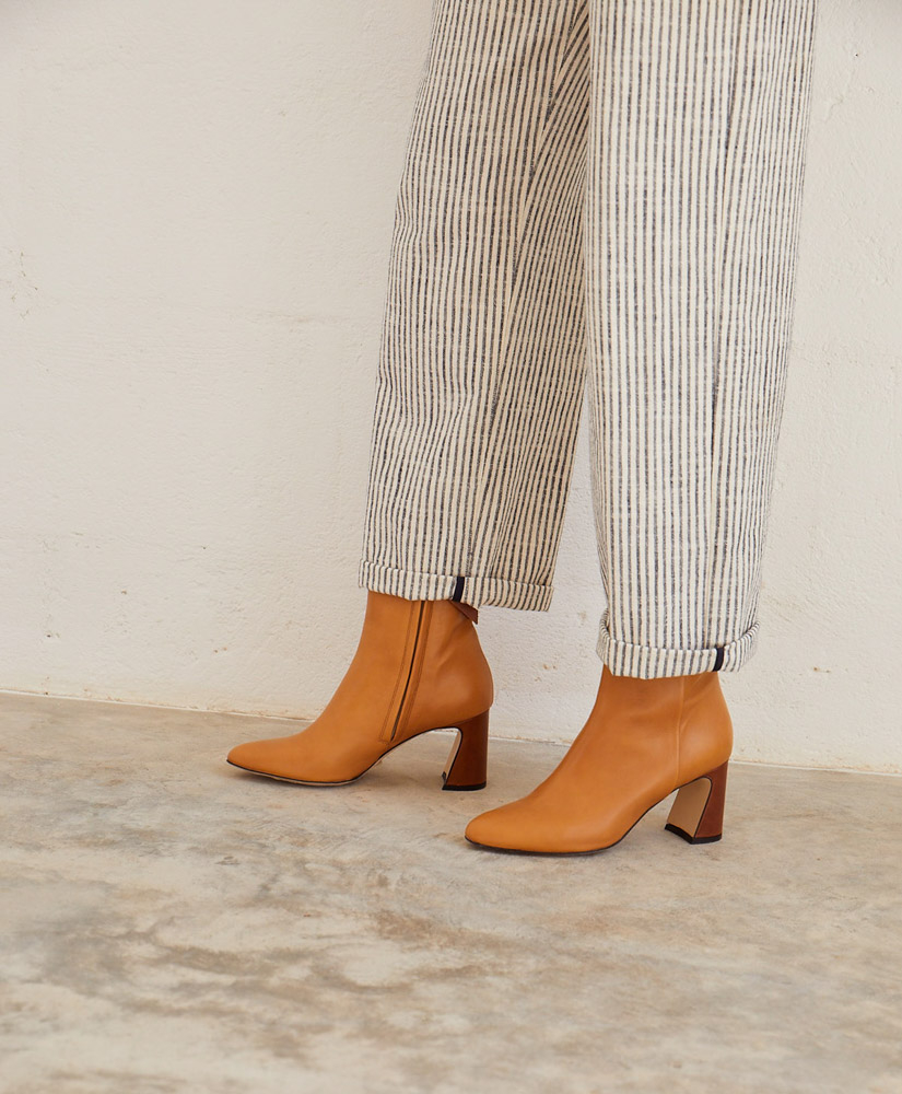 STIVALI LILITH IN PELLE COLOUR BLOCK - MARRONE / MULTICOLOR - Momonì