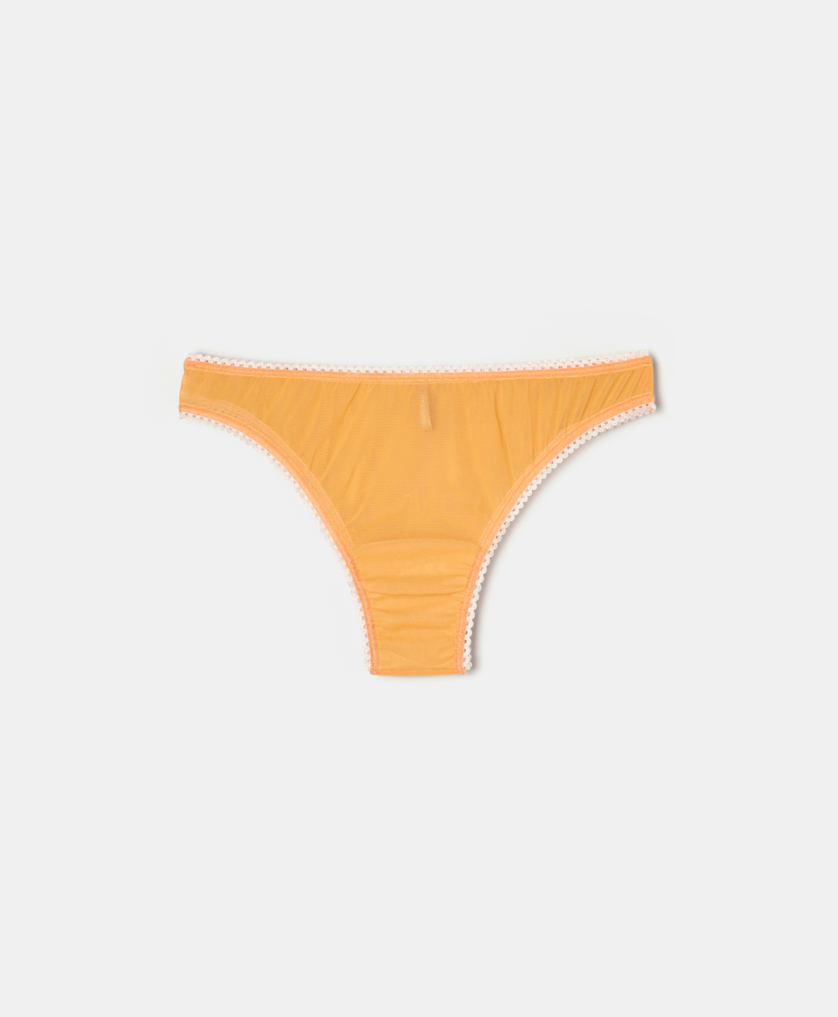 ARCA KNICKERS IN STRETCH TULLE  - PEACH - Underwear - Momonì