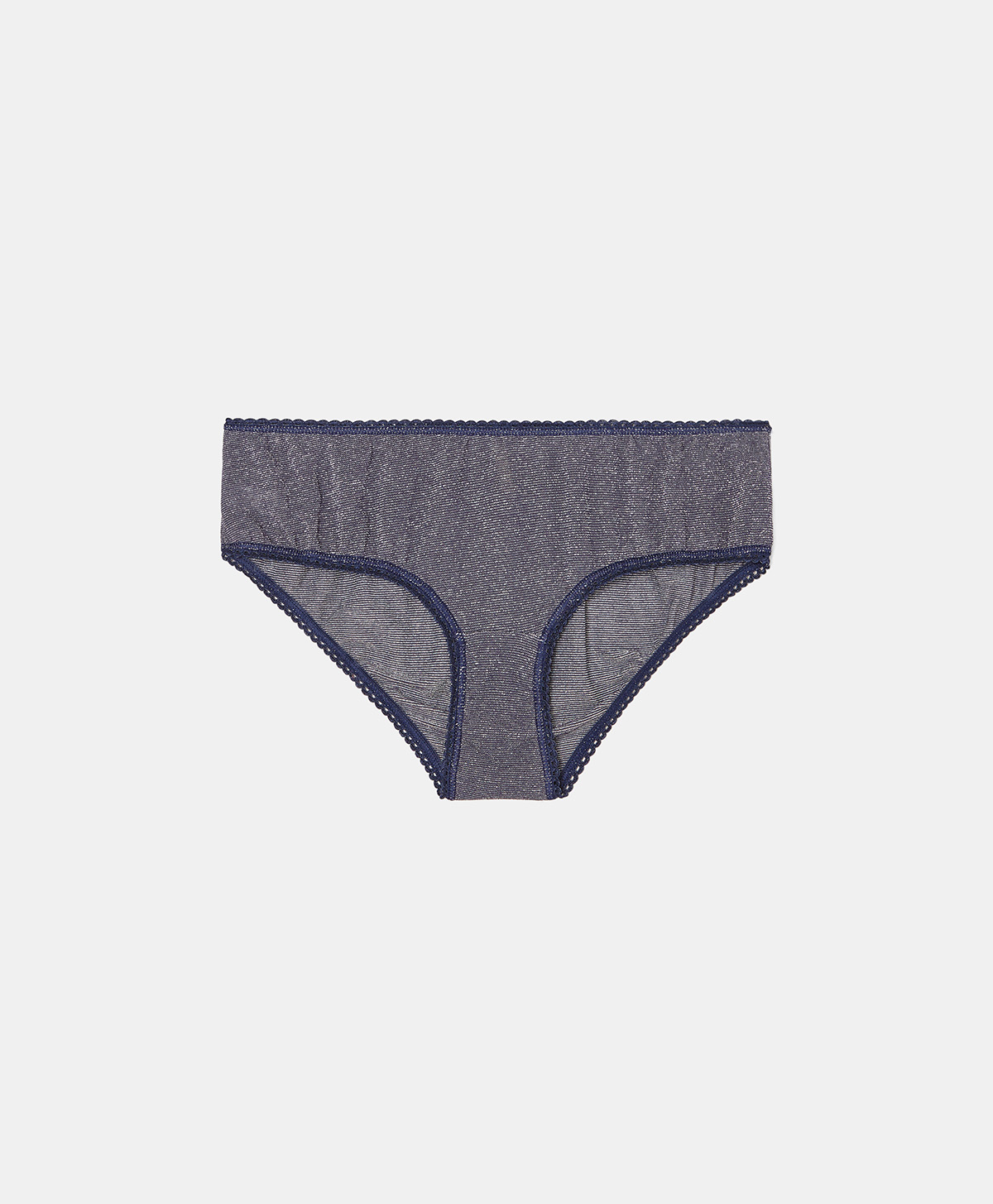 AMACA KNICKERS IN LUREX JERSEY - BLUE - Momonì