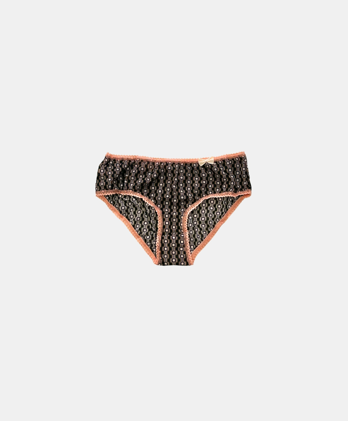 SLIP AMACA IN NYLON STAMPATO ELASTICO - NERO/ROSA - Momonì