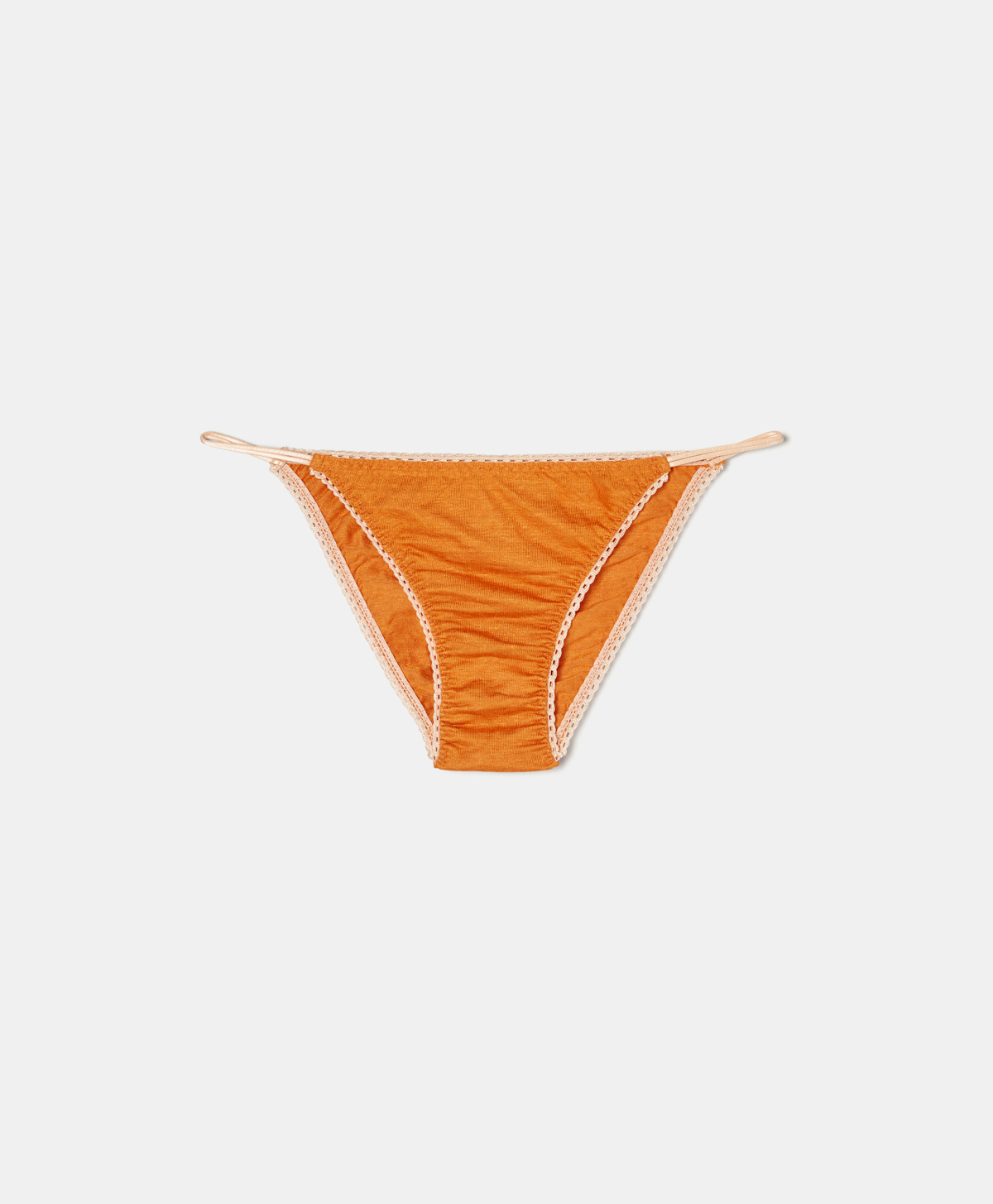 SLIP RIVERSIDE EN JERSEY DE LIN - ORANGE - Underwear - Momonì