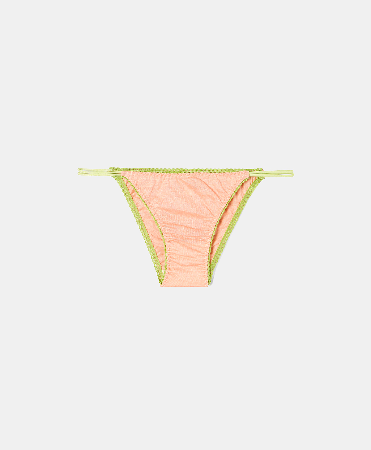 SLIP RIVERSIDE EN JERSEY DE LIN STRETCH -  ROSE - Underwear - Momonì