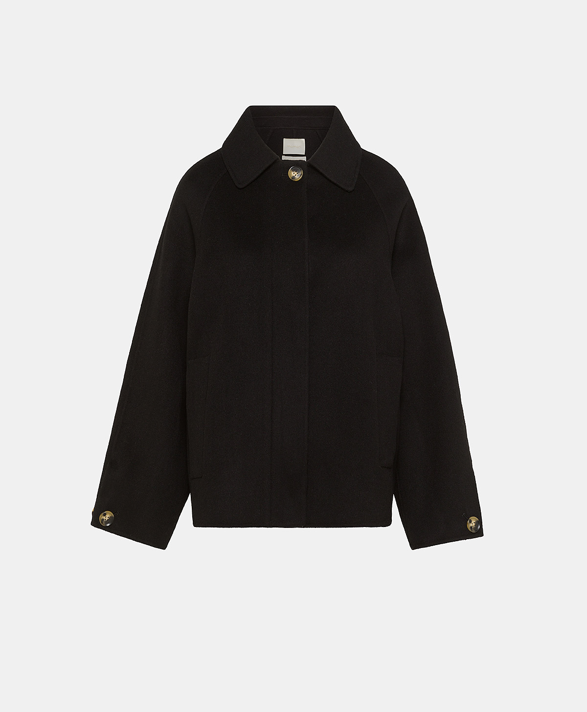 MANTEUAX ROBERT EN PANNE DOUBLE - NOIR - Clothing - Momonì
