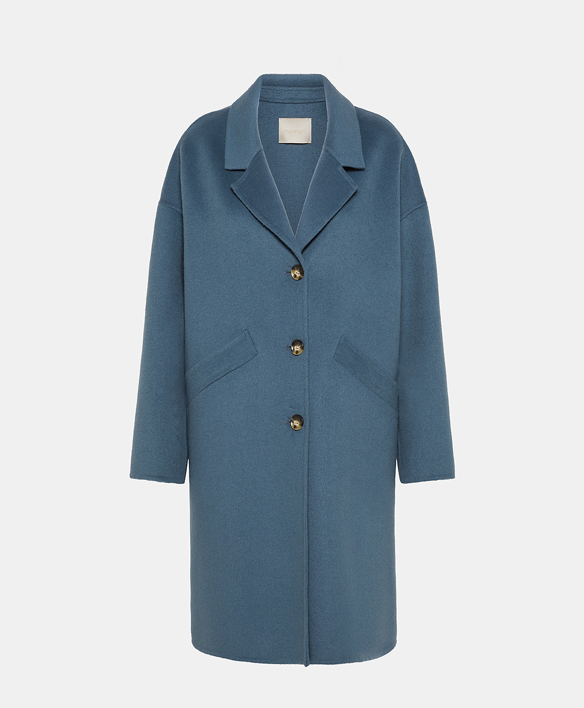 MANTEAUX ERNEST EN PANNE DOUBLE - BLEU CLAIR - Clothing - Momonì