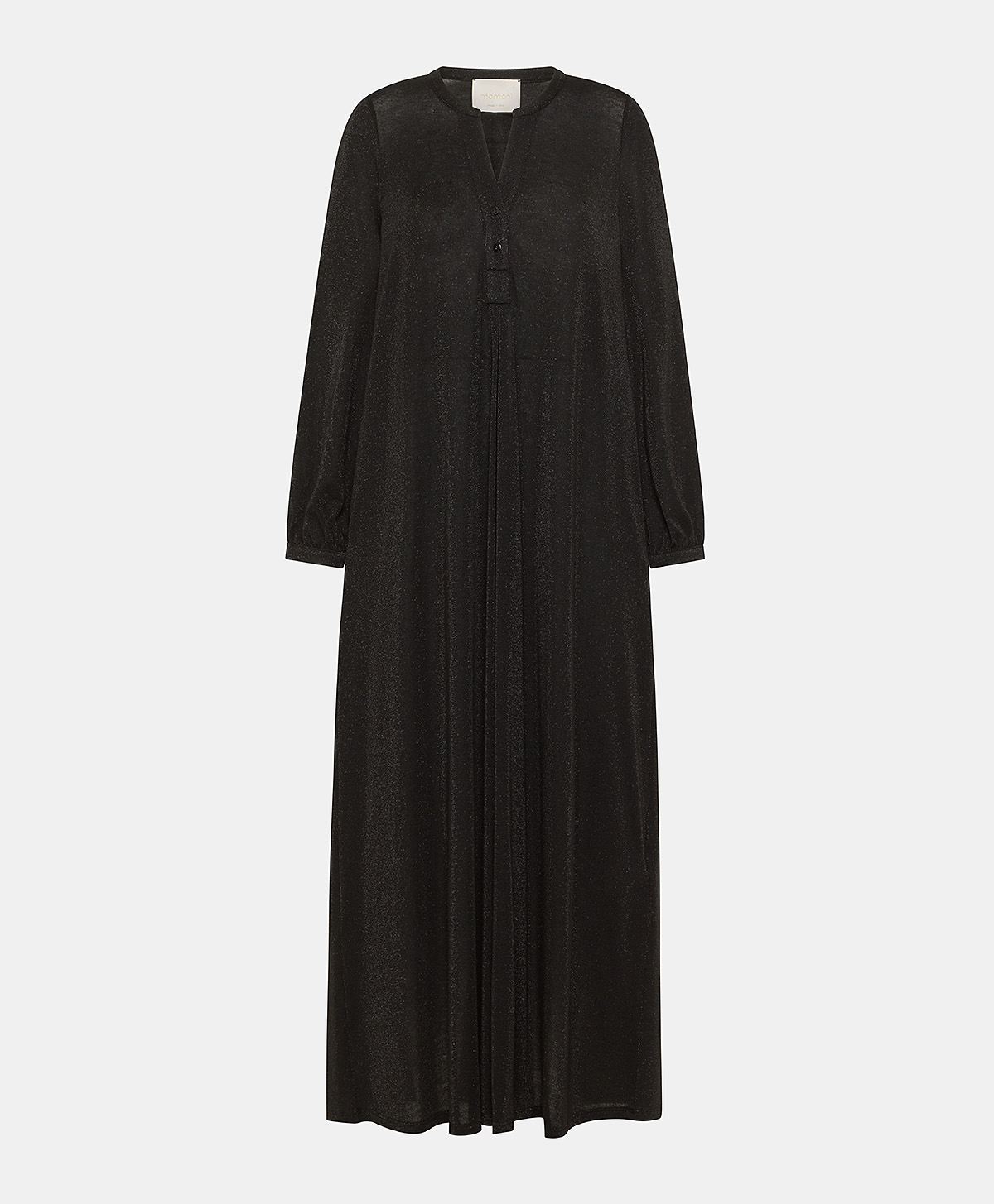 AMEDE DRESS IN LUREX JERSEY - BLACK - Clothing - Momonì