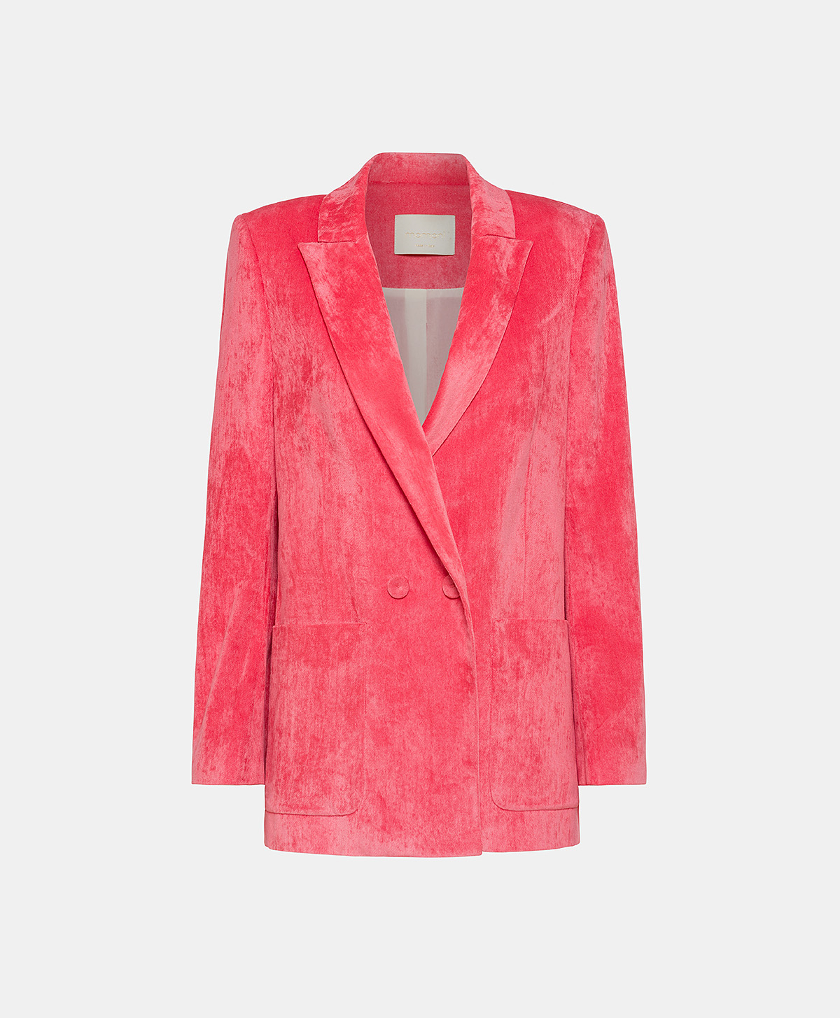 PIERRE JACKET IN ELEGANT SMOOTH VELVET - BIG BUBBLE - Momonì