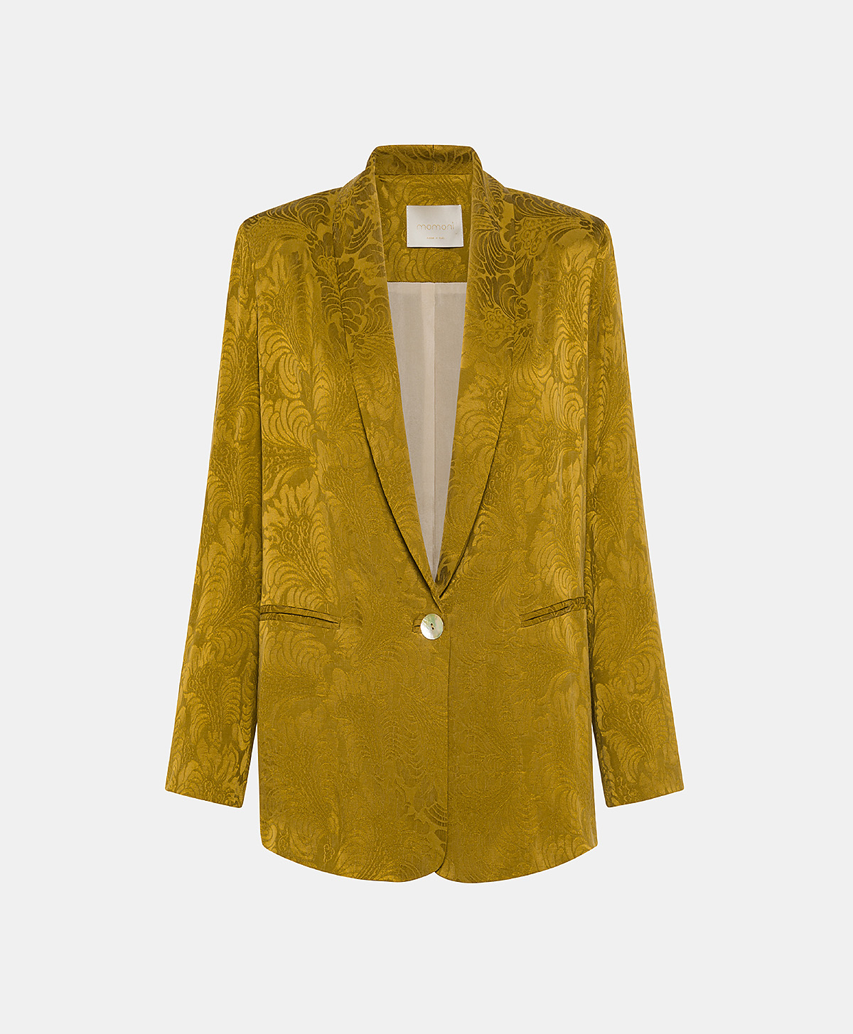 THEODORE JACKET IN JACQUARD CUPRO - OIL - Momonì