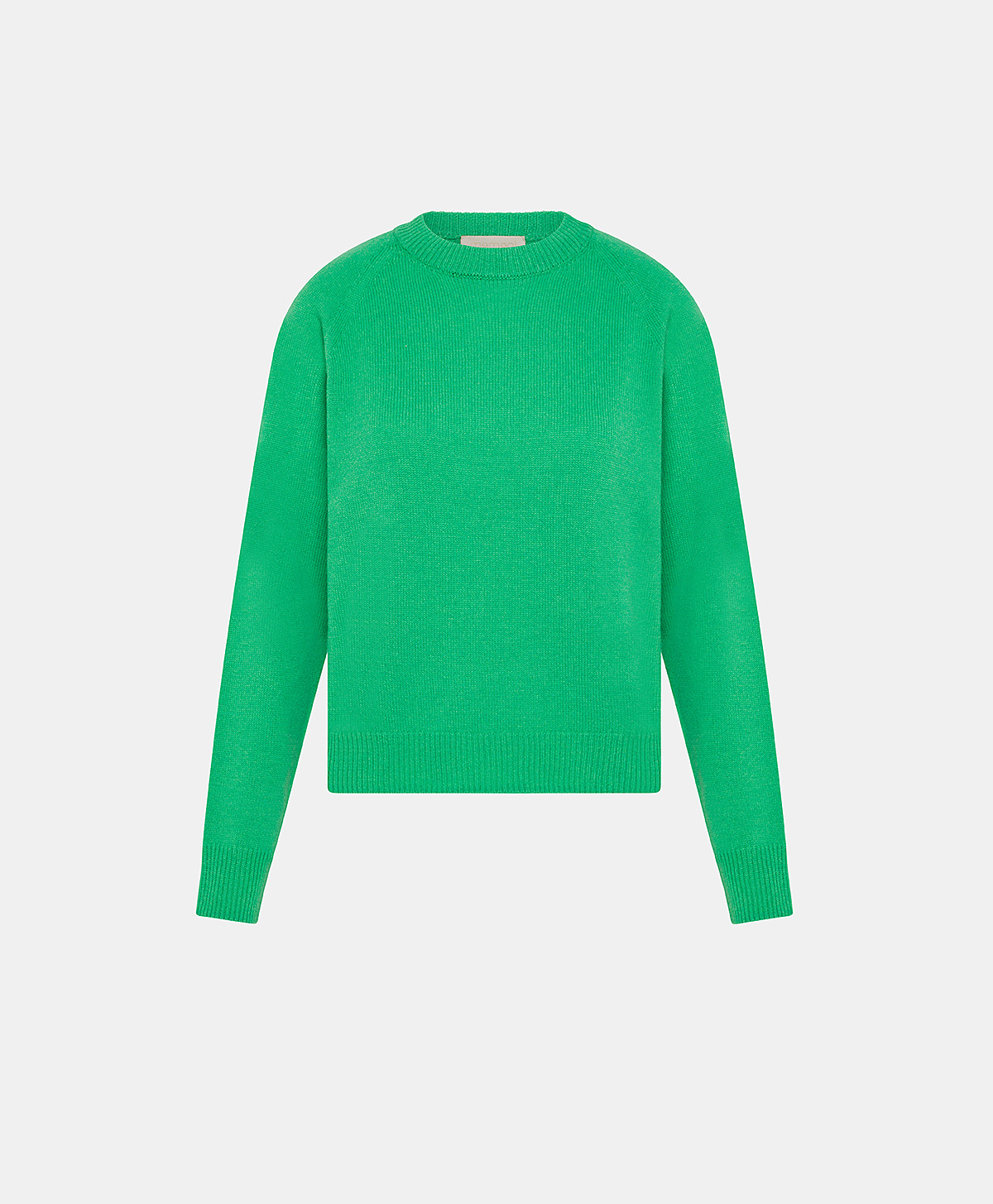 MARMOTTA KNITWEAR IN PLAIN WOOL/CASHMERE - GRASS GREEN - Momonì