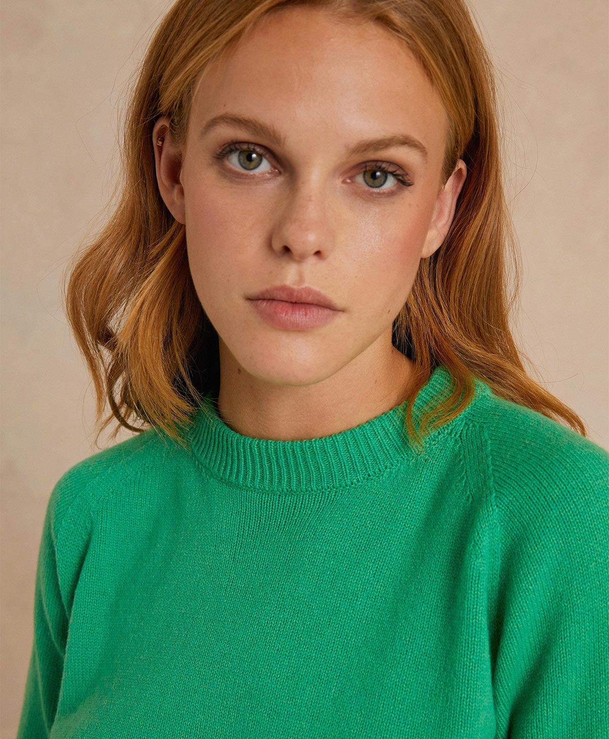 MARMOTTA KNITWEAR IN PLAIN WOOL/CASHMERE - GRASS GREEN - Momonì