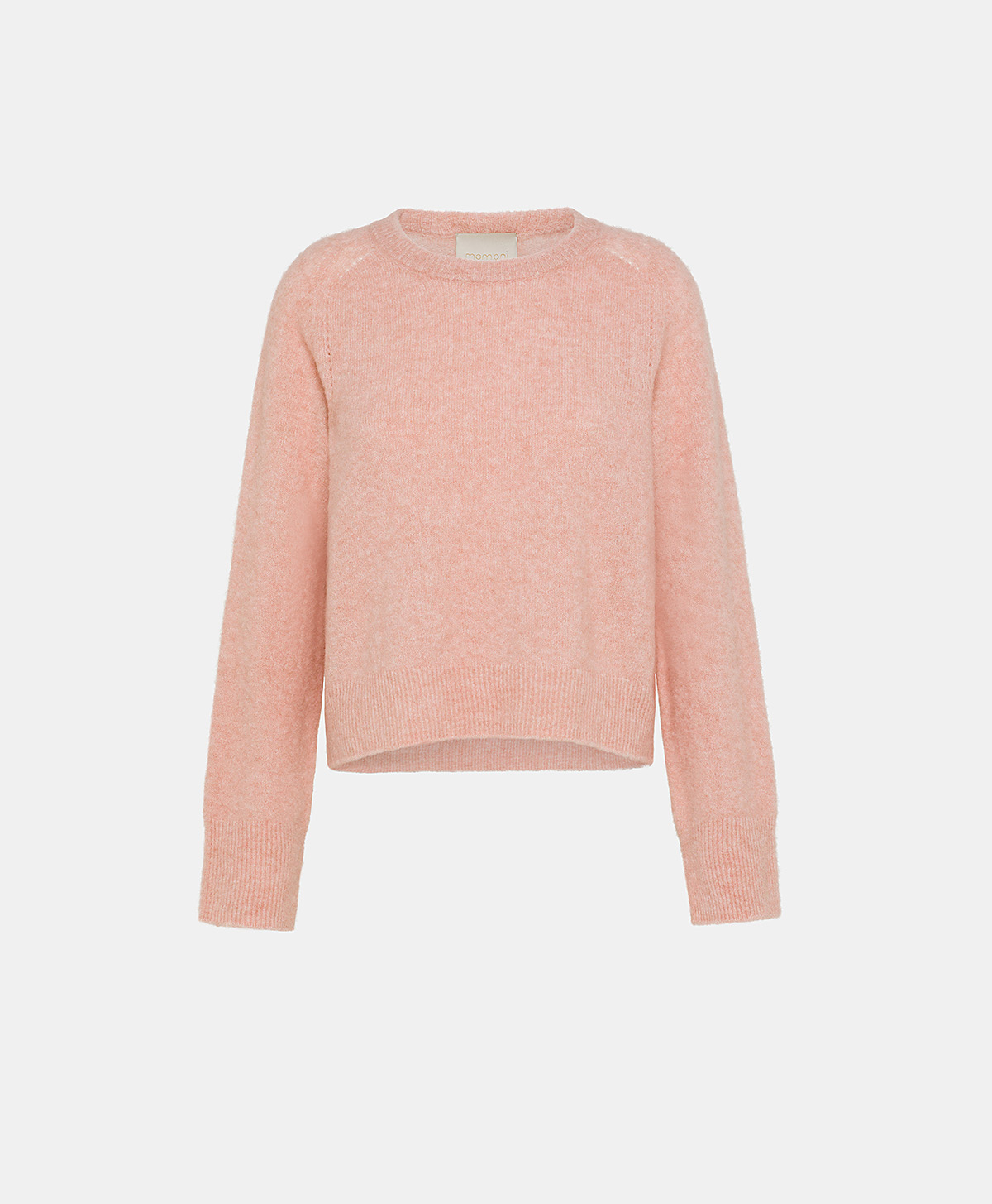 MAGLIA FLAVIEN IN BABY ALPACA EFFETTO FELPA - ROSA - Clothing - Momonì