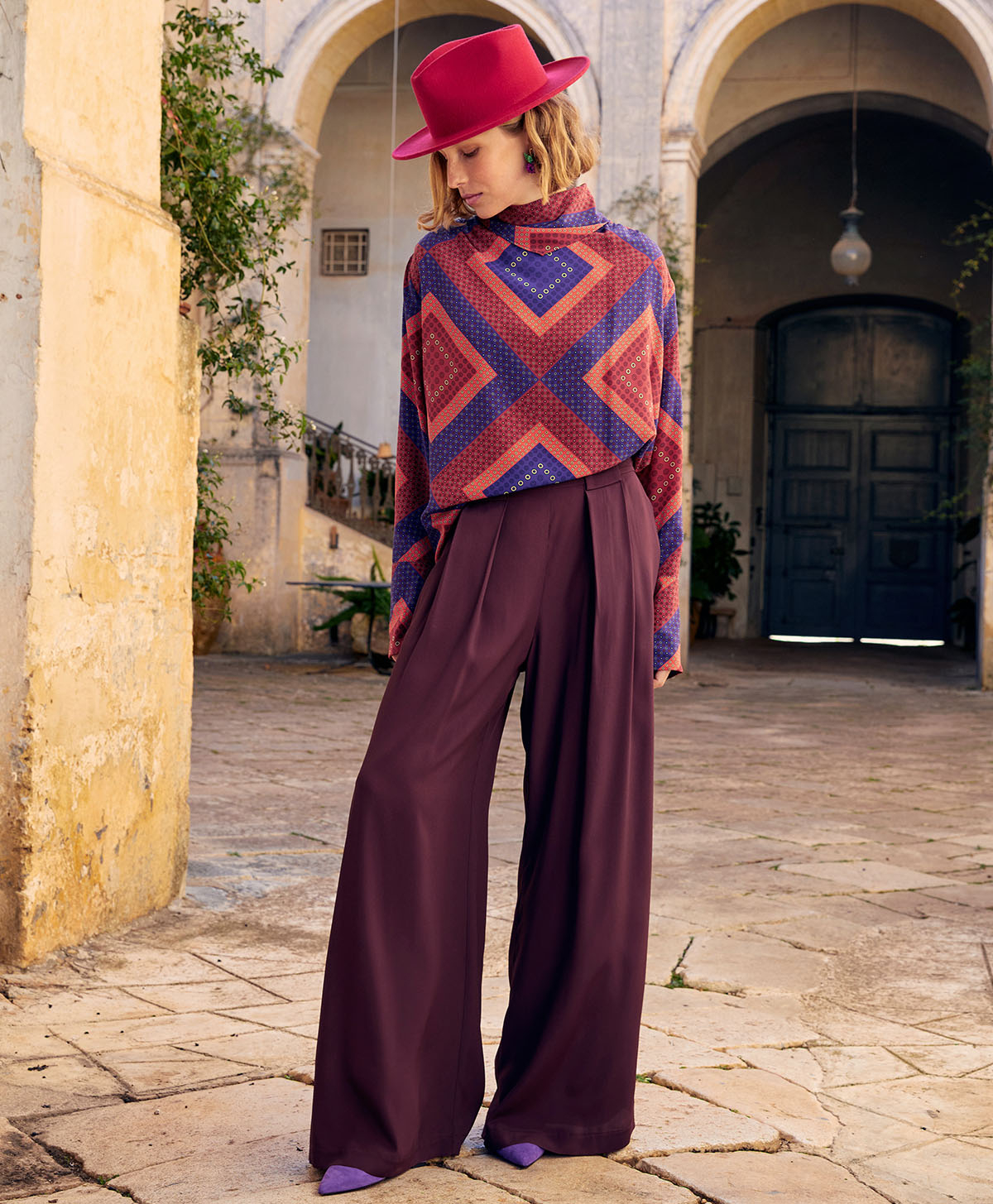 PANTALONE ASPEN IN ACETATO SETA UNITO - VINACCIA - Clothing - Momonì