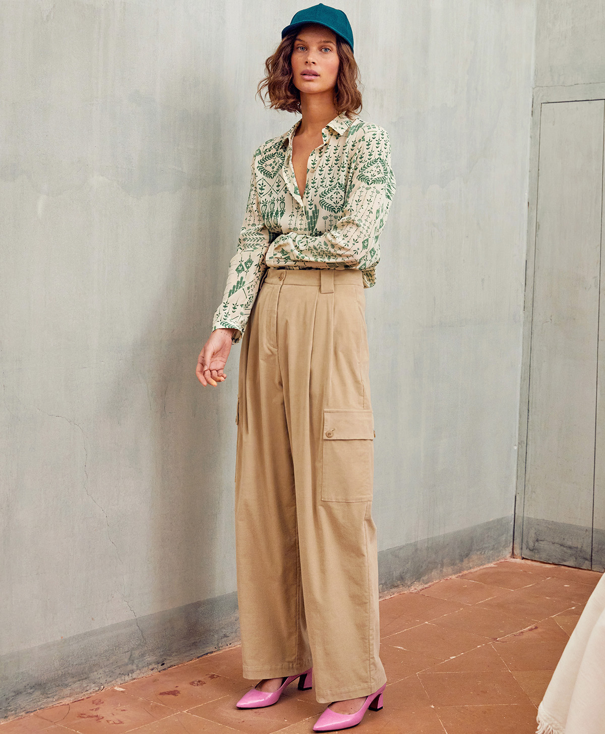 FERDINAND PANT IN STRETCH CORDUROY - BUTTER - Clothing - Momonì