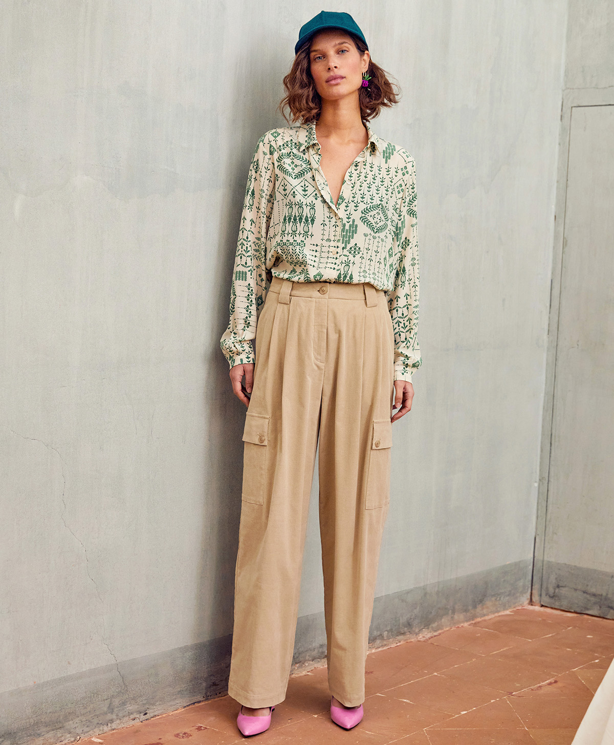 FERDINAND PANT IN STRETCH CORDUROY - BUTTER - Momonì