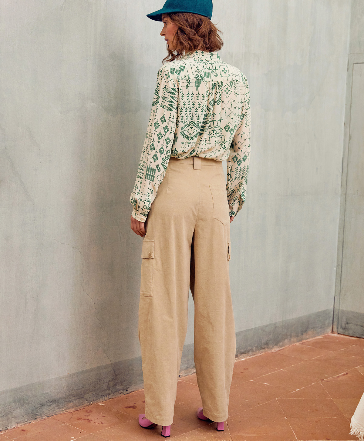 FERDINAND PANT IN STRETCH CORDUROY - BUTTER - Momonì