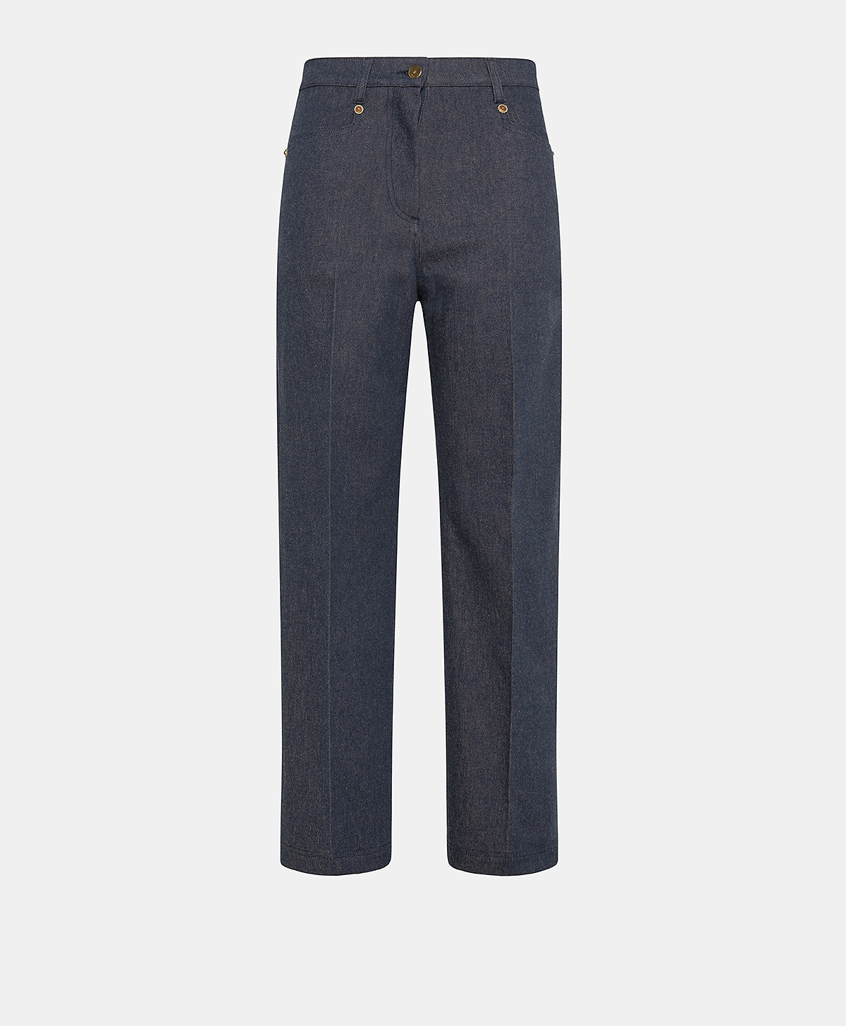 JACQUES PANT IN COTTON WOOL DENIM - BLUE JEANS - Clothing - Momonì