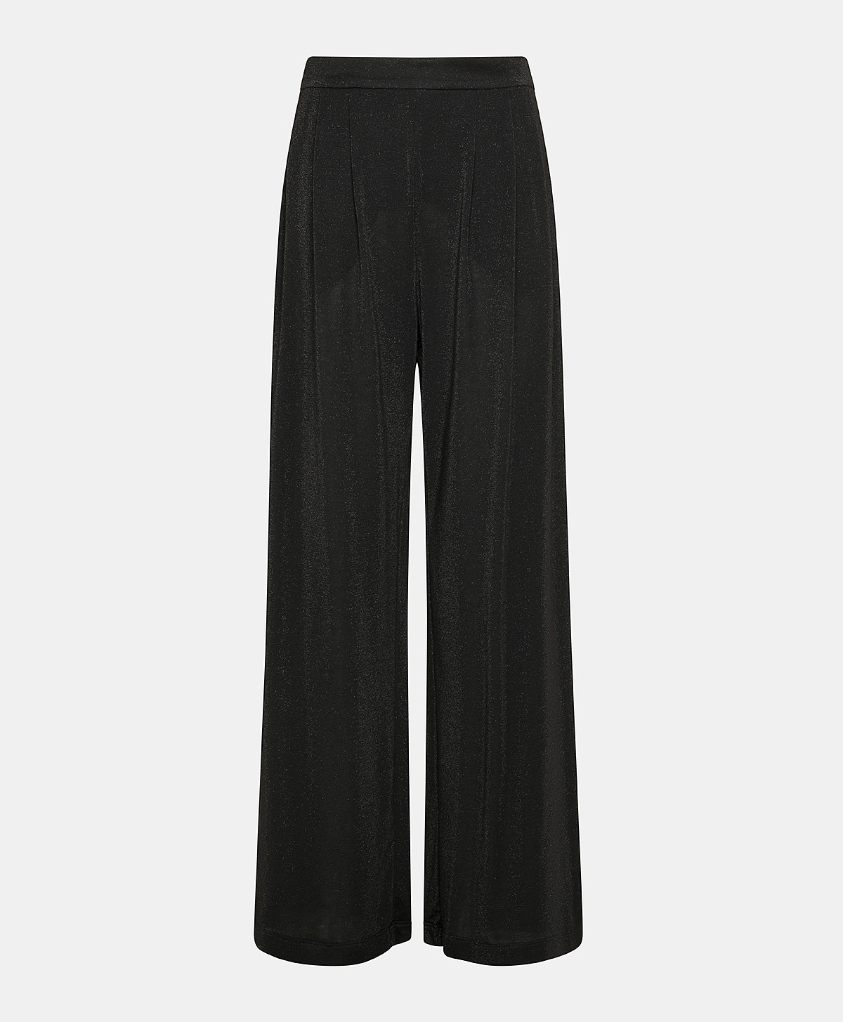 LANZAROTE PANT IN LUREX JERSEY - BLACK - Clothing - Momonì