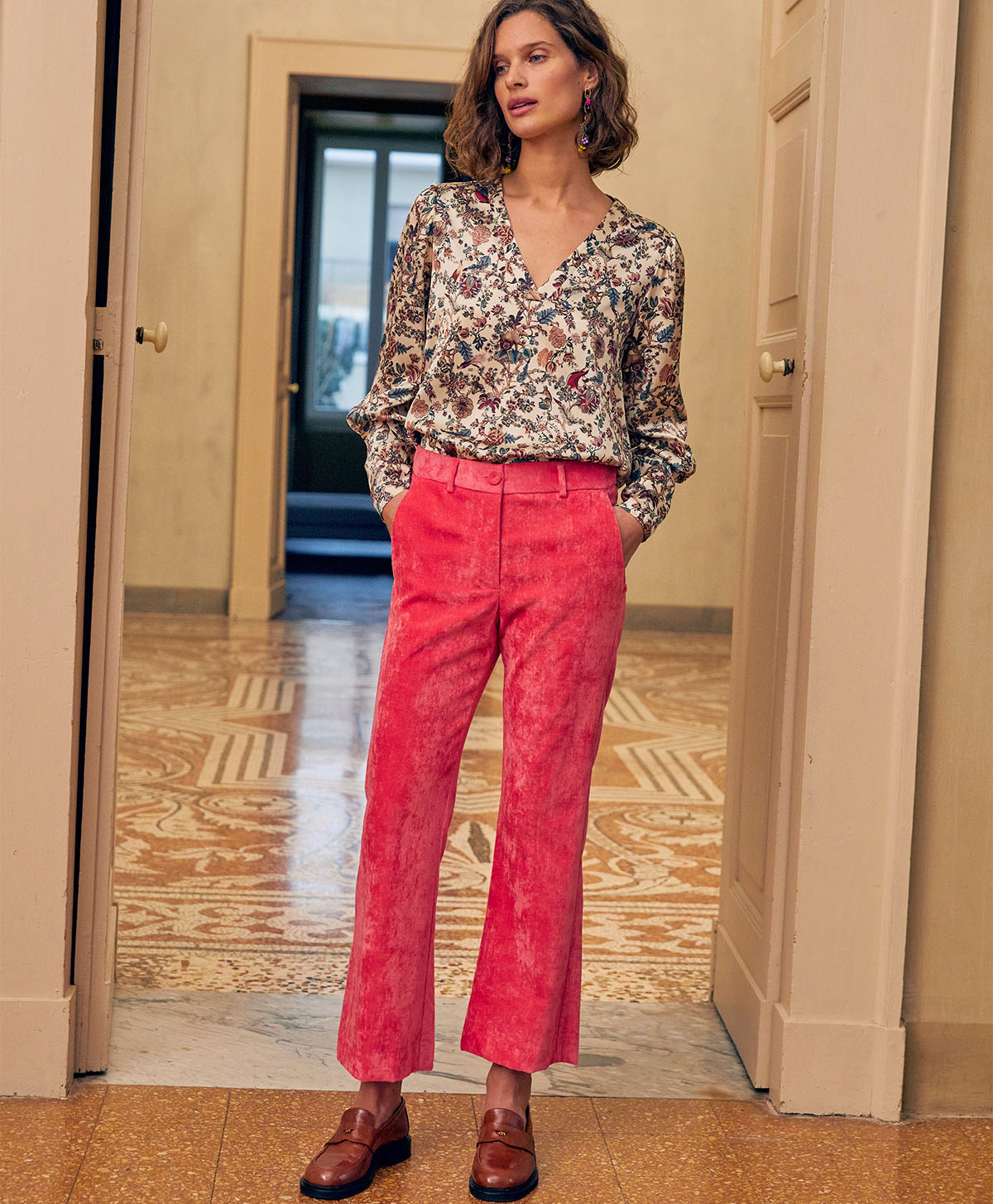 VICTOR PANT IN ELEGANT SMOOTH VELVET - BIG BUBBLE - Clothing - Momonì