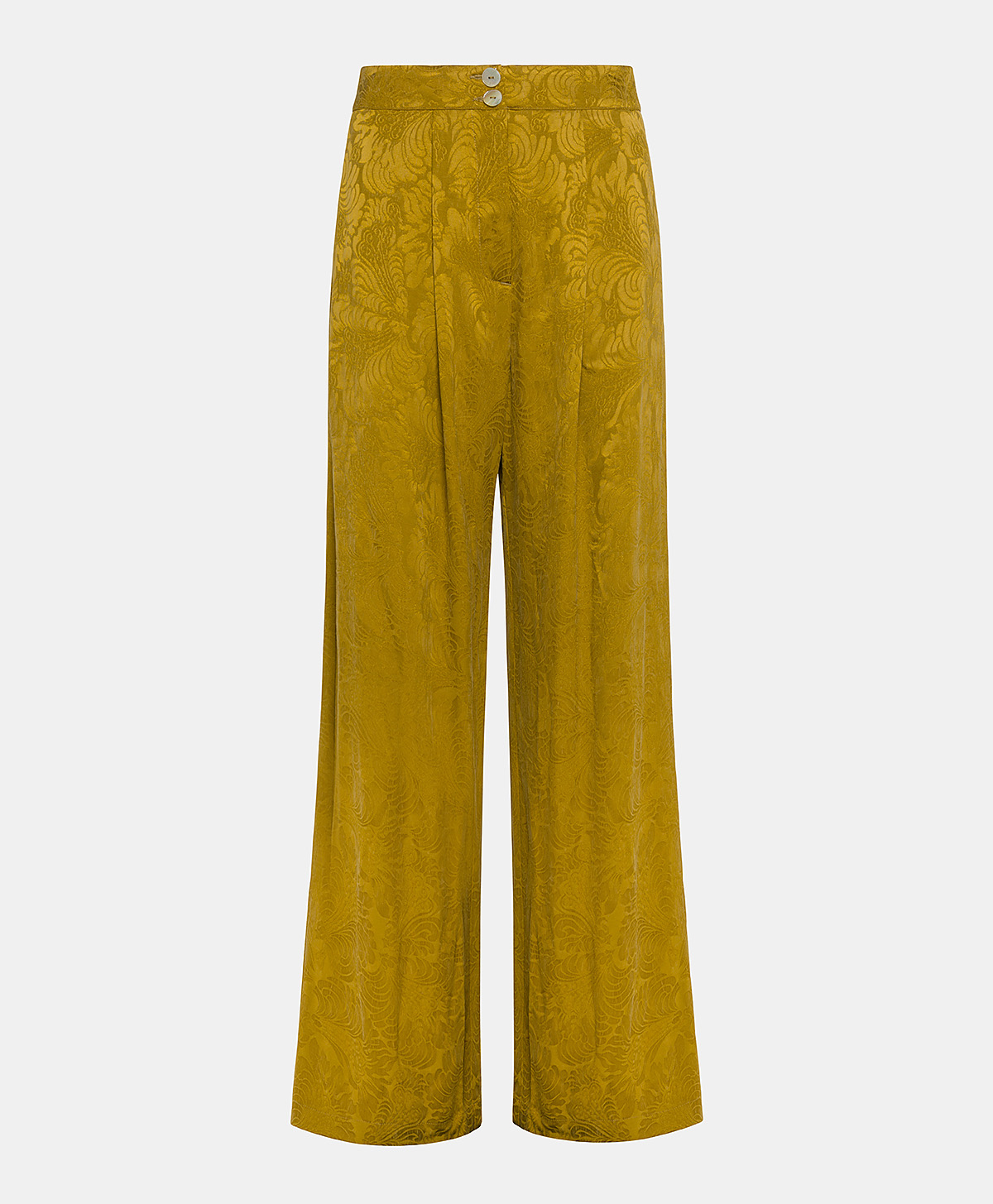 PASCAL PANT IN JACQUARD CUPRO - OIL - Clothing - Momonì