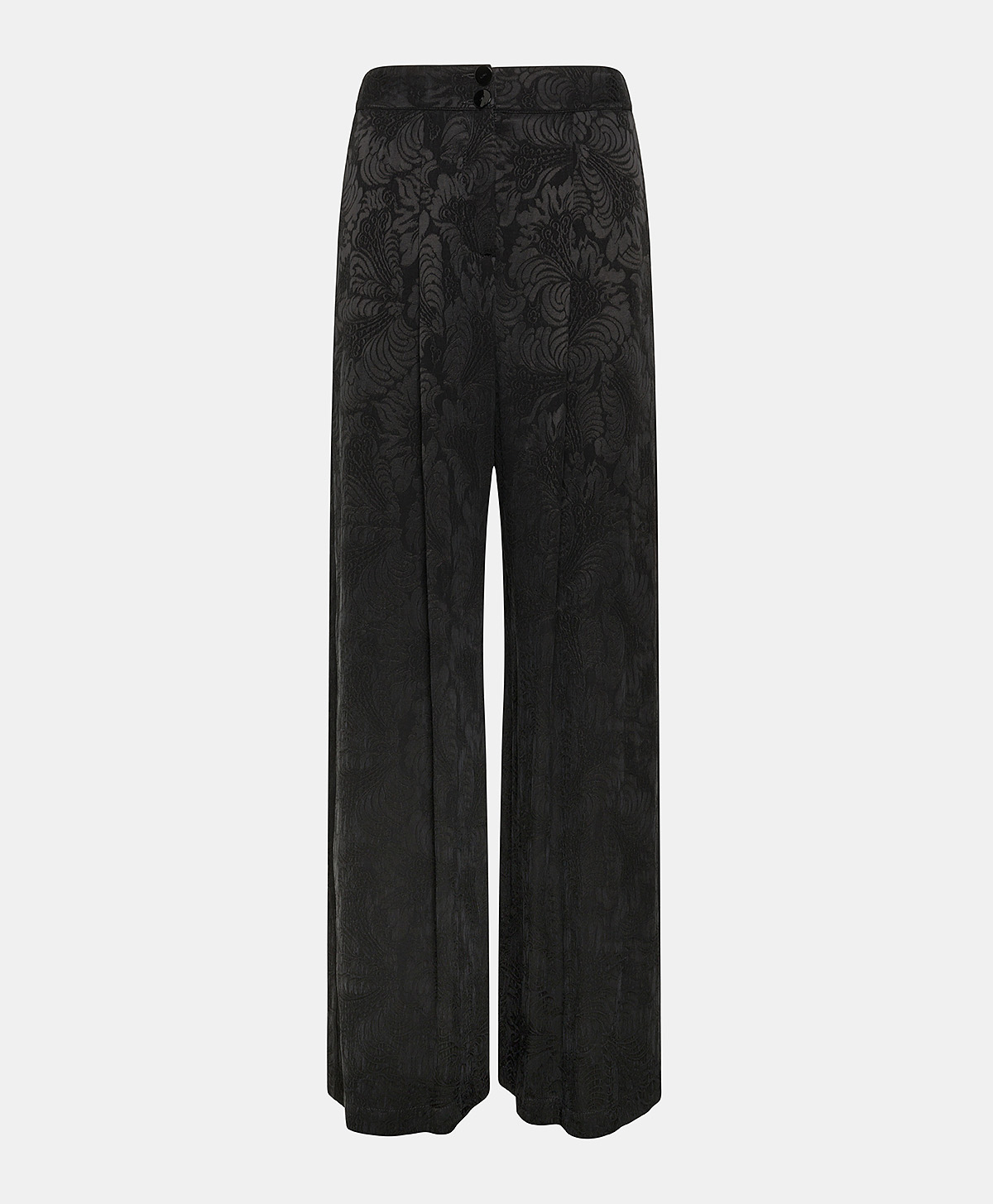 PASCAL PANT IN JACQUARD CUPRO - BLACK - Momonì