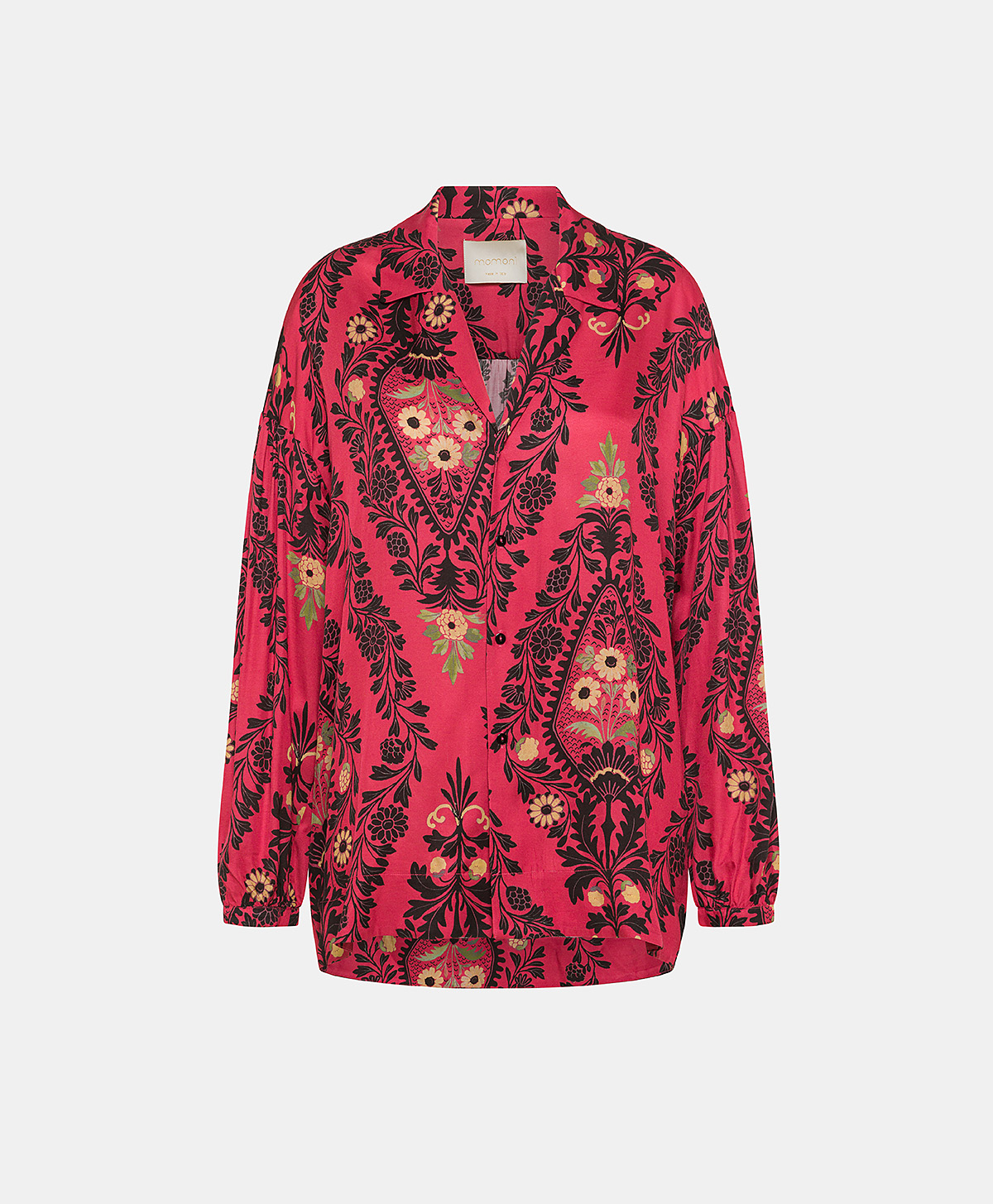 CAMICIA GASTON IN TWILL DI VISCOSA STAMPATO - MULTICOLOR AMARENA - Clothing - Momonì