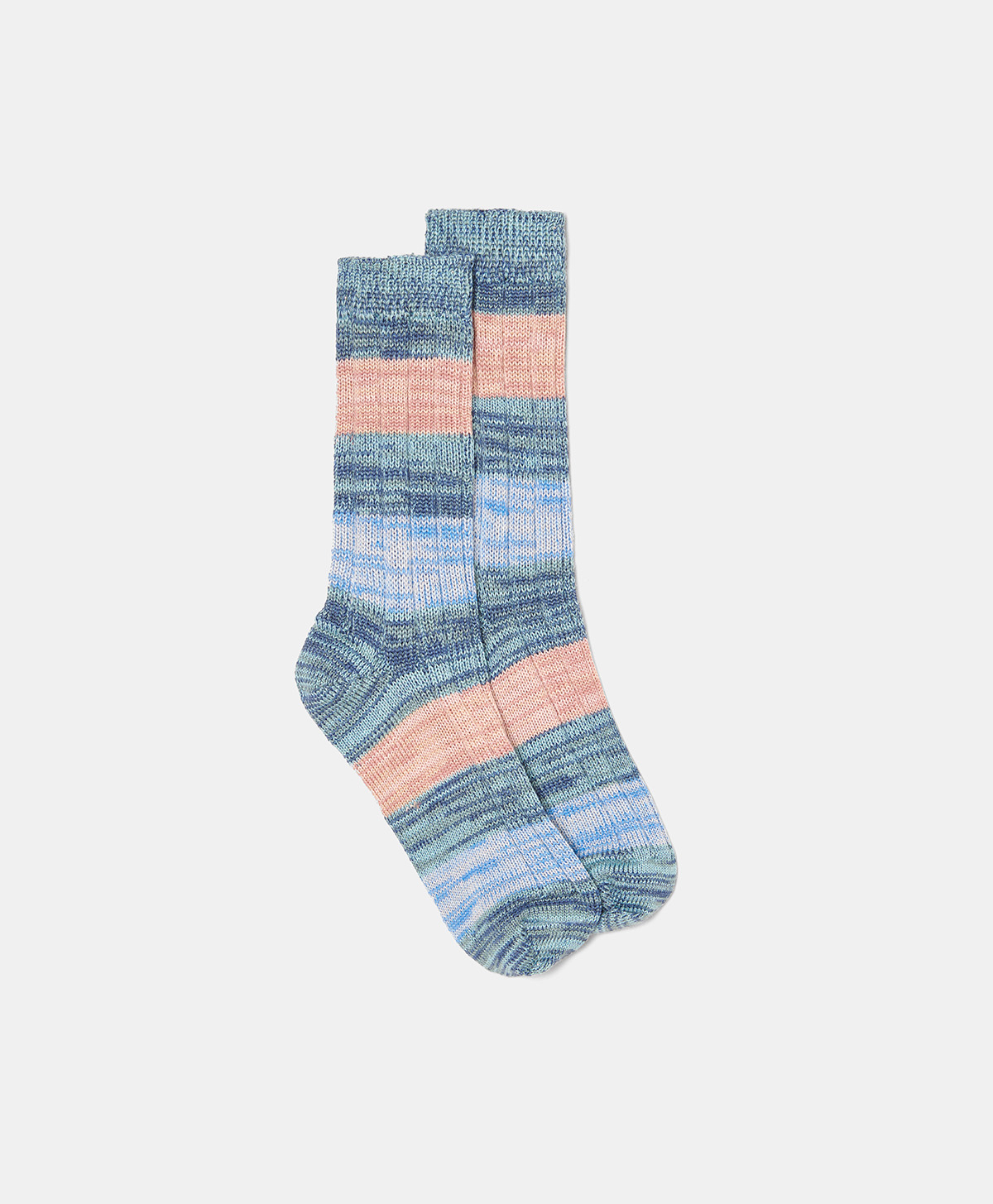 CHARLES SOCKS IN MOULINE' - MULTICOLOR PASTEL - Momonì