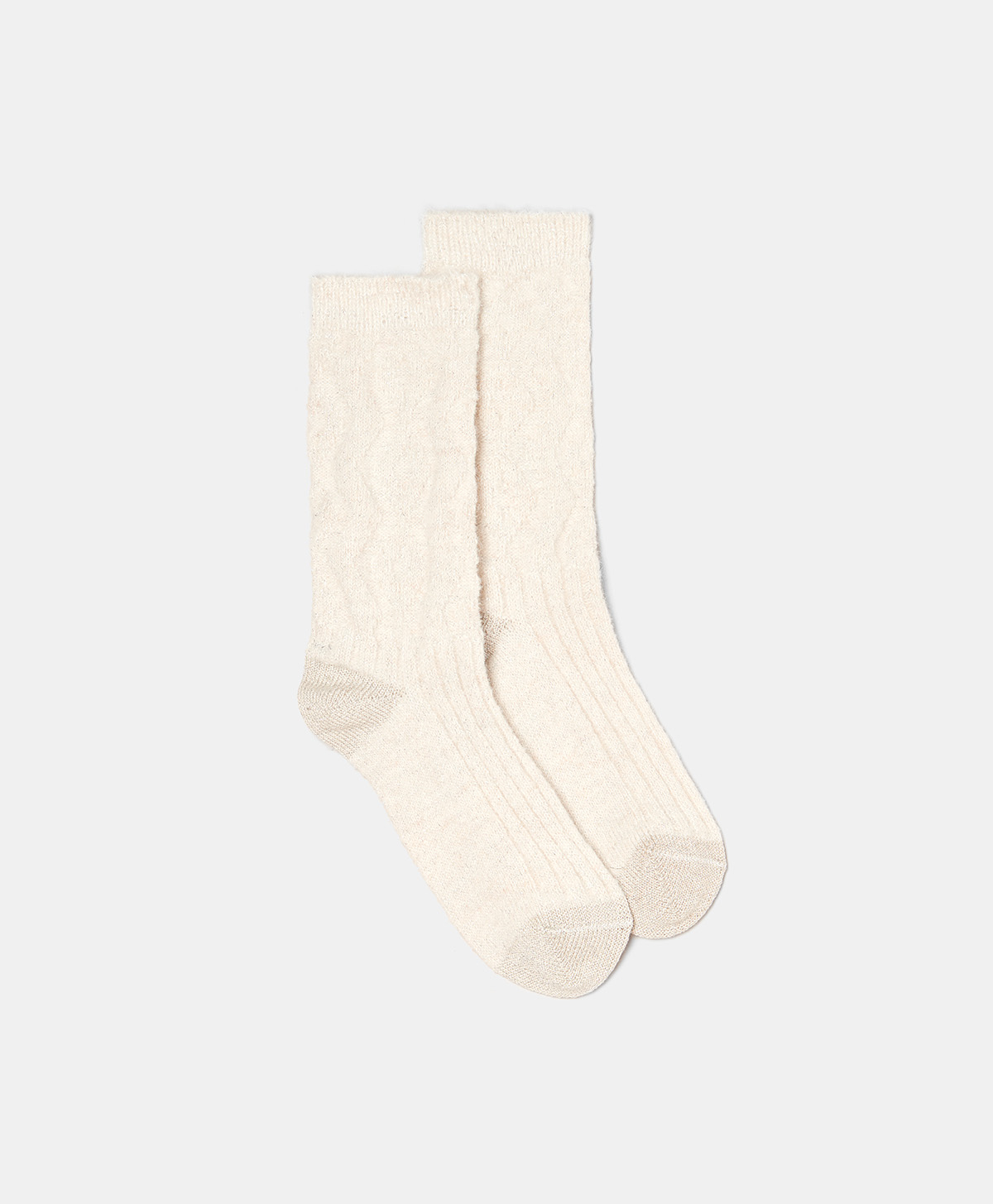 ANTOINE SOCKS IN MOHAIR - WHITE - Shoes and accessories - Momonì