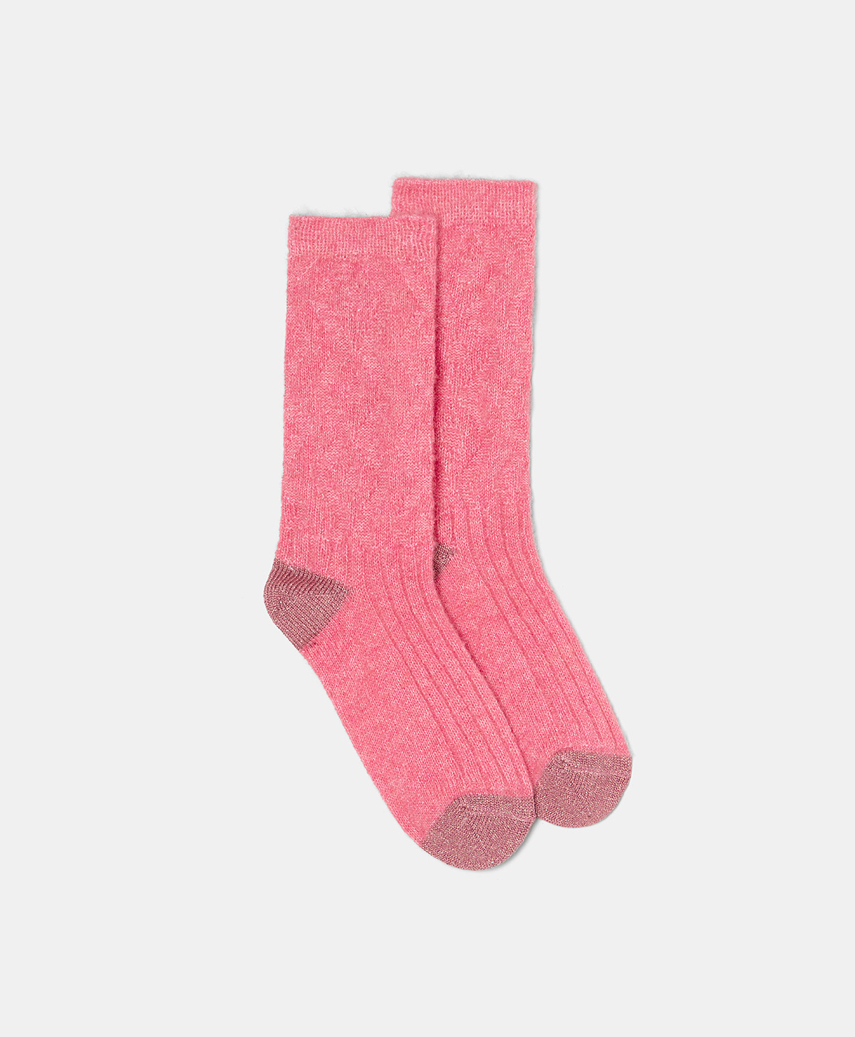 ANTOINE SOCKS IN MOHAIR - BARBIE PINK - Shoes and accessories - Momonì