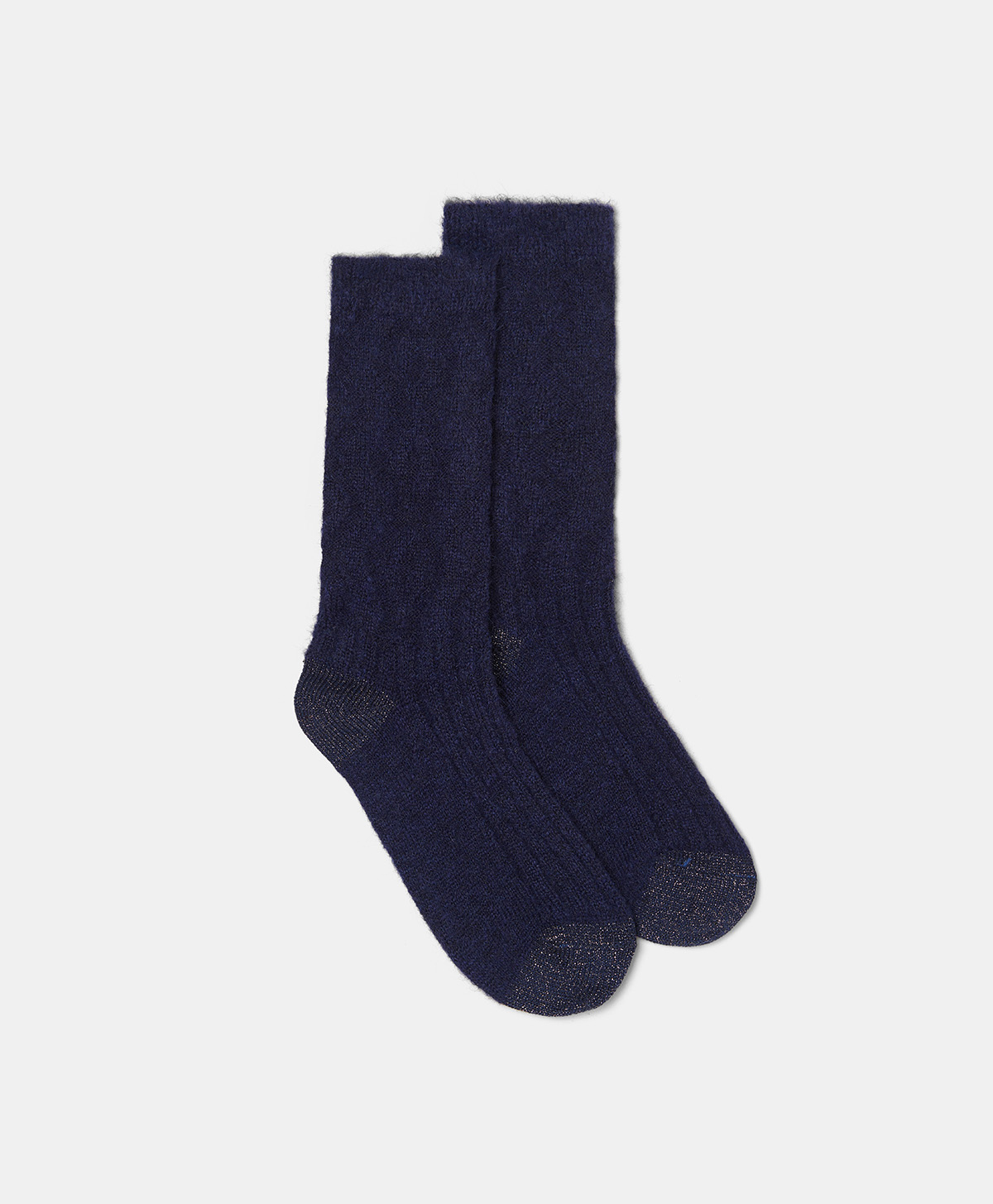 ANTOINE SOCKS IN MOHAIR - BLUE - Shoes and accessories - Momonì