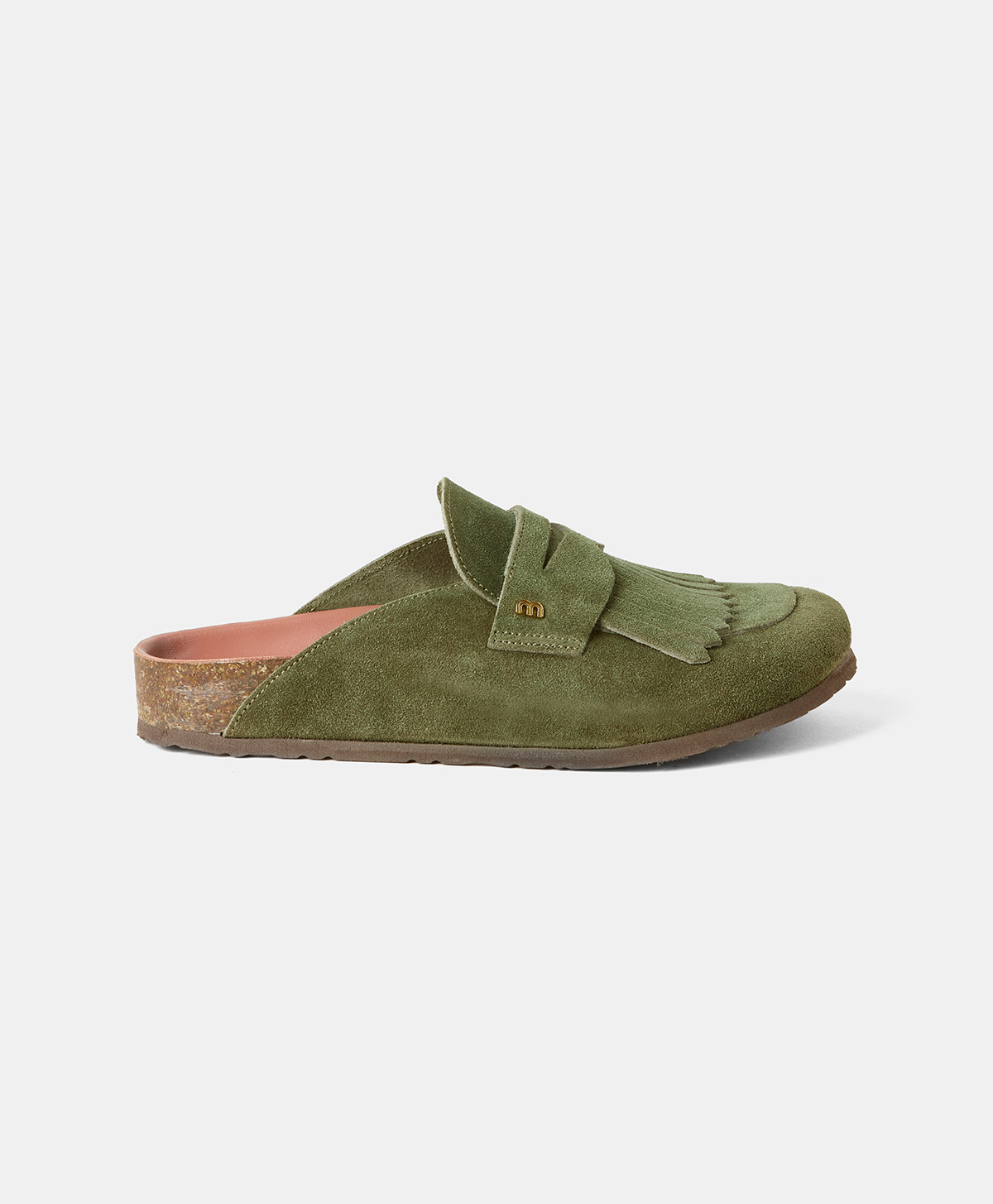 SLIPPERS PIERRICH CON FRANGE - VERDE ERBA - Momonì
