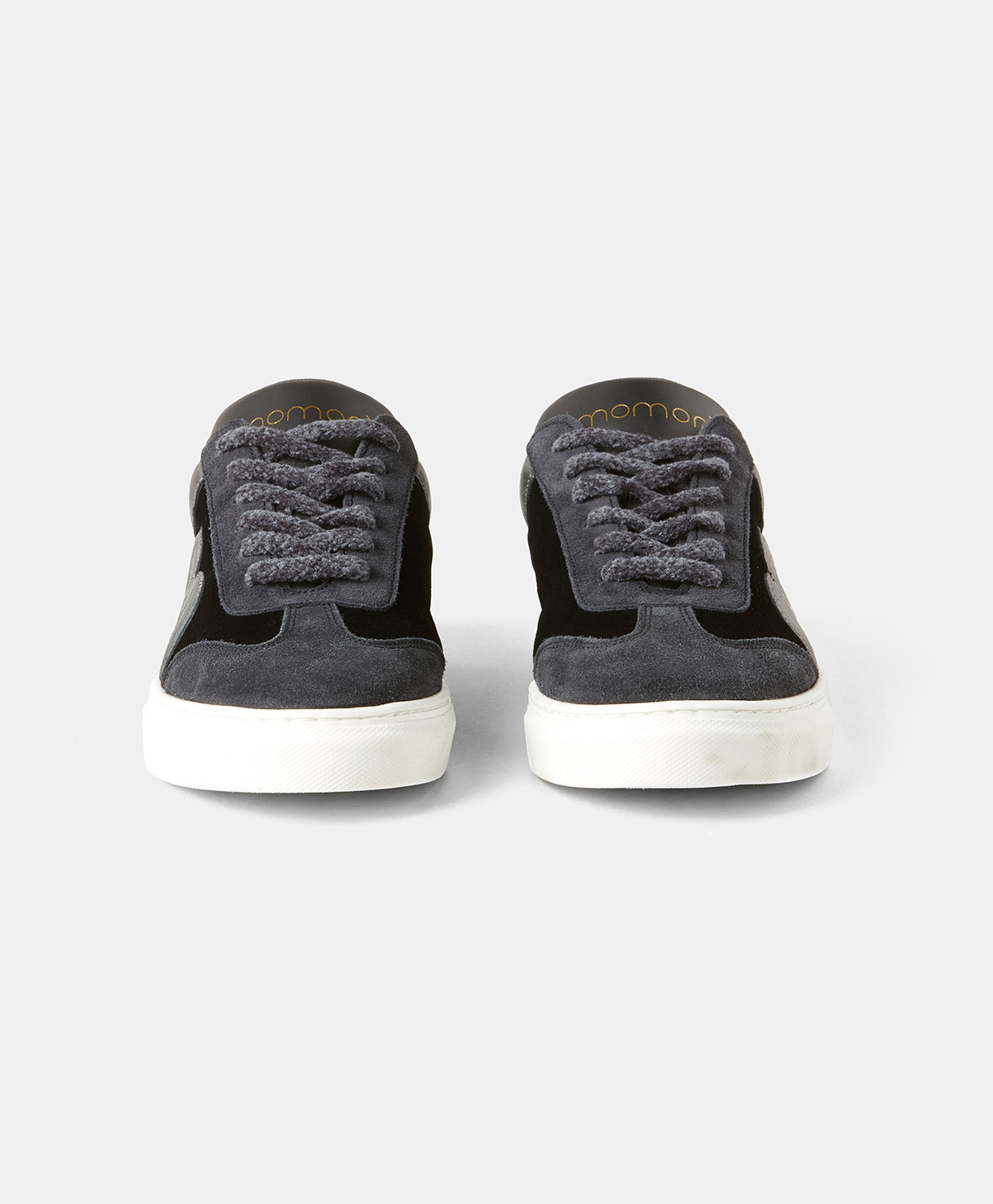 VENEZIA SNEAKERS IN LEATHER - BLACK - Momonì