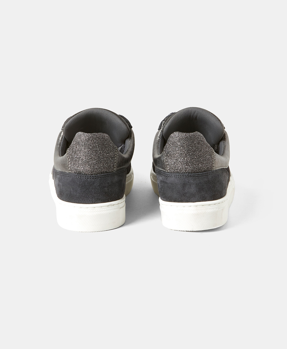 VENEZIA SNEAKERS IN LEATHER - BLACK - Momonì