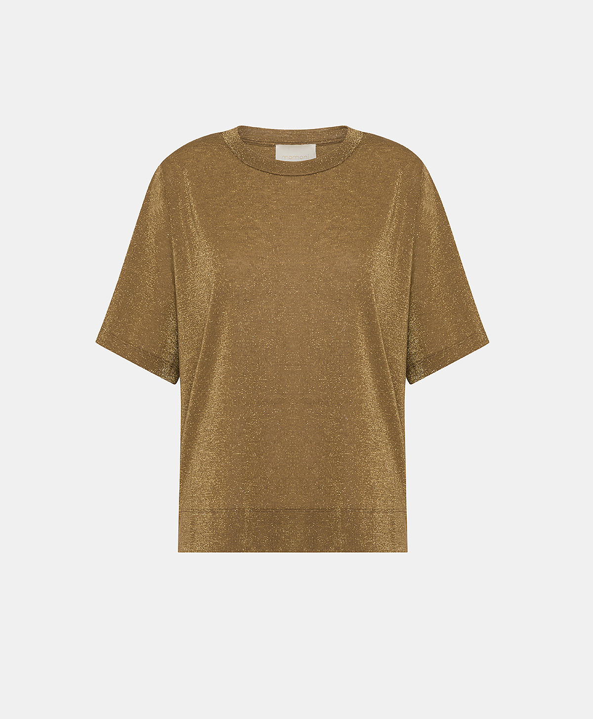 T-SHIRT IORA EN JERSEY LUREX - CIGARE - Clothing - Momonì