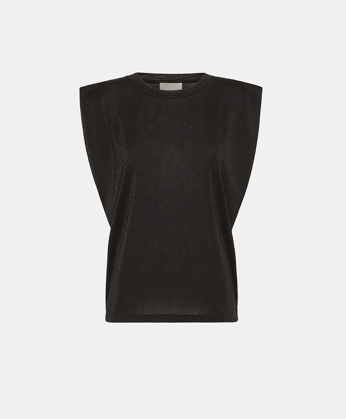 TOP ENNA EN JERSEY LUREX - NOIR - Clothing - Momonì