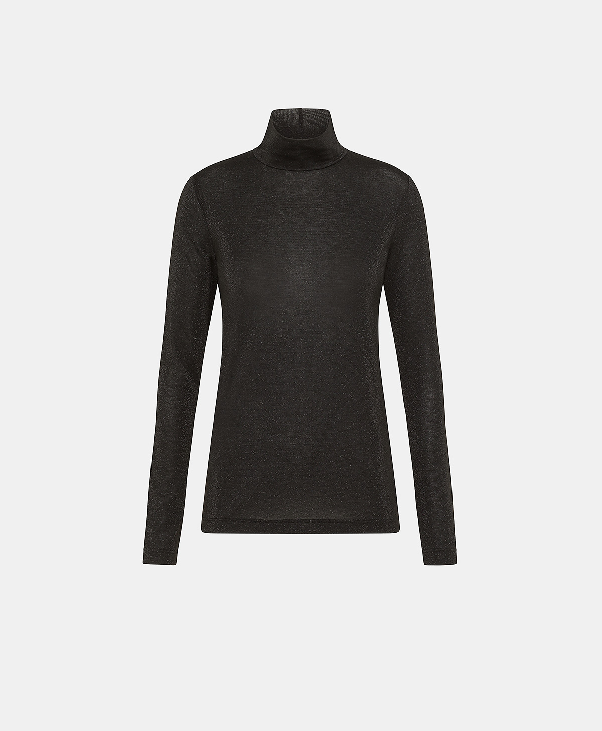 T-SHIRT RODOLPHE EN JERSEY LUREX - NOIR - Clothing - Momonì
