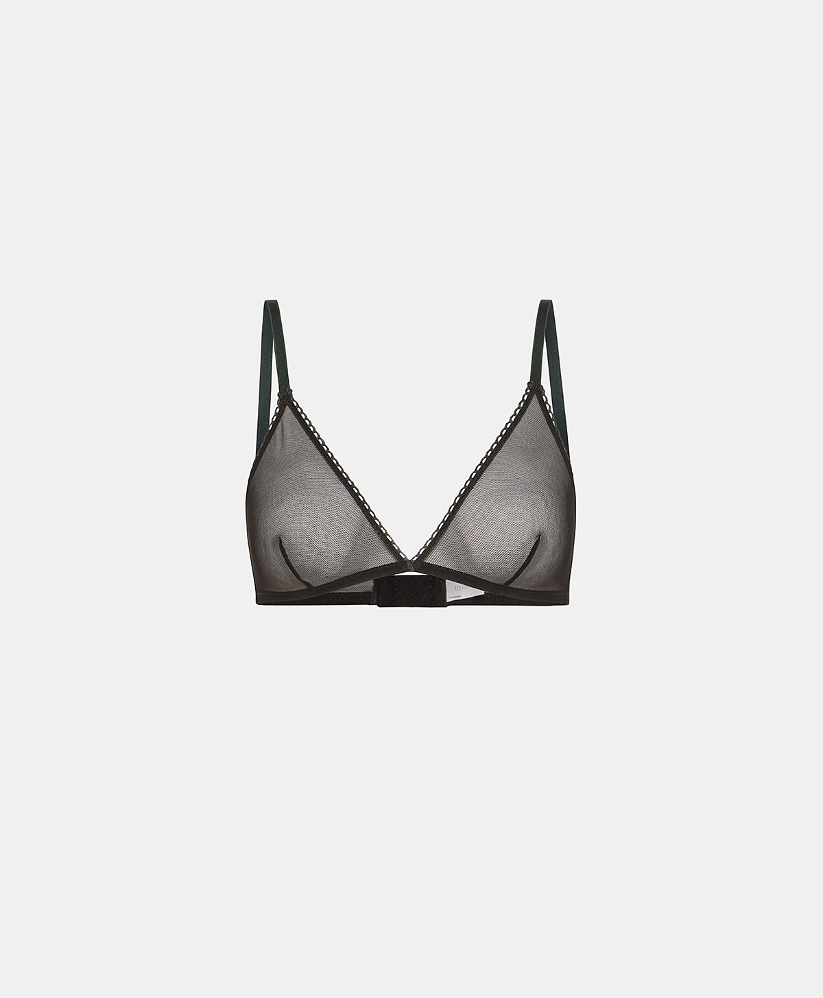 SOUTIEN-GORGE AMETHIST EN FILET TULLE DOUX - NOIR - Underwear - Momonì