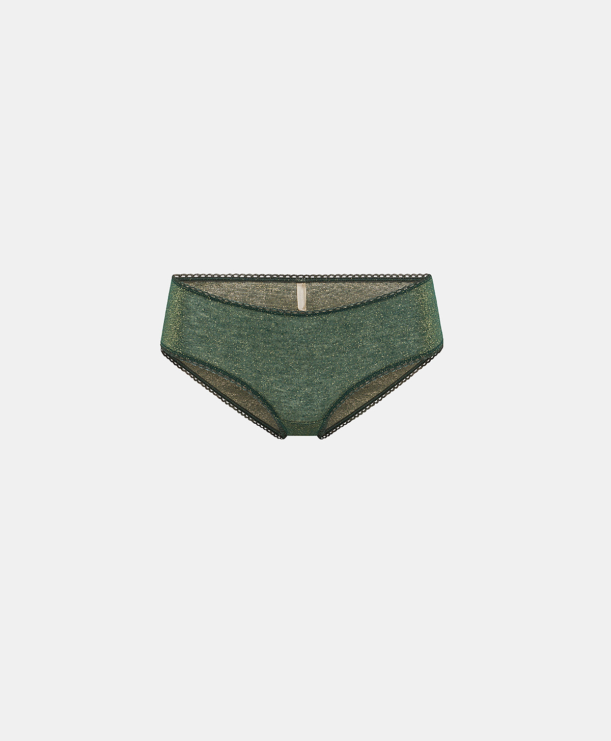AMACA SLIP IN LUREX JERSEY - FOREST GREEN - Underwear - Momonì