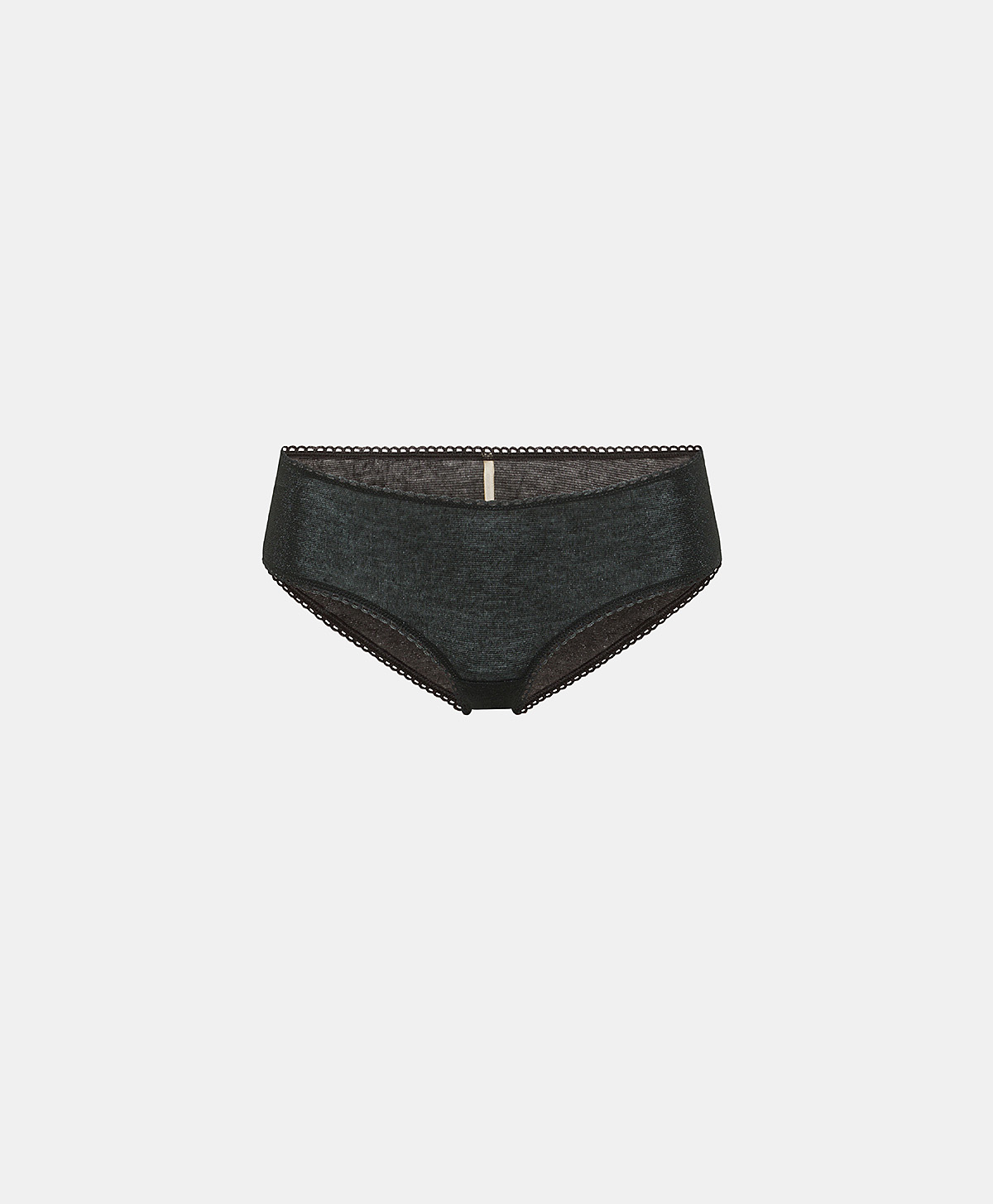AMACA SLIP IN LUREX JERSEY - BLACK - Underwear - Momonì