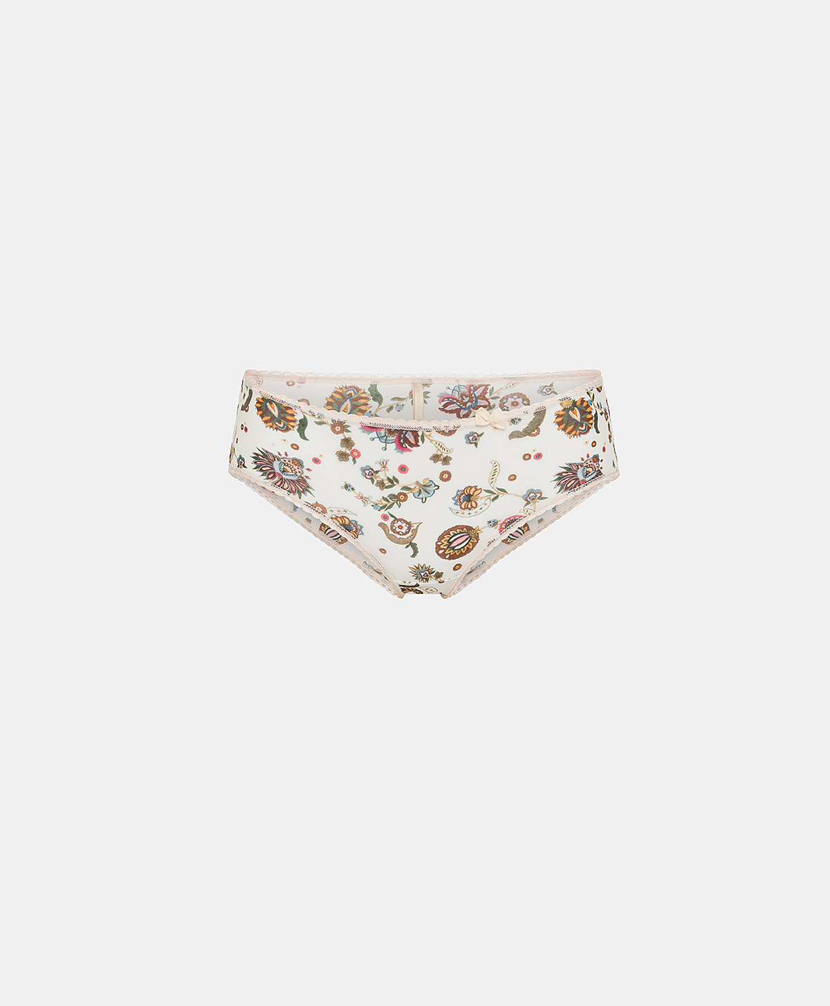 SLIP AMACA IN NYLON STAMPATO - PANNA/ROSA MULTICOLOR - Underwear - Momonì