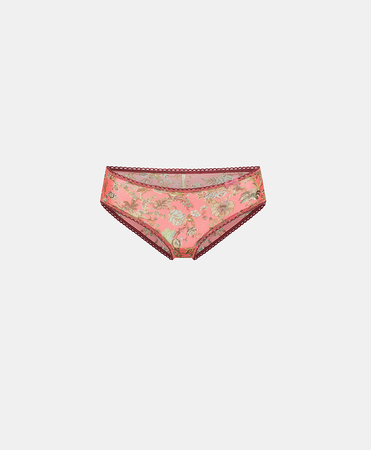 AMACA SLIP IN PRINTED NYLON - PINK/CAMEL - Underwear - Momonì